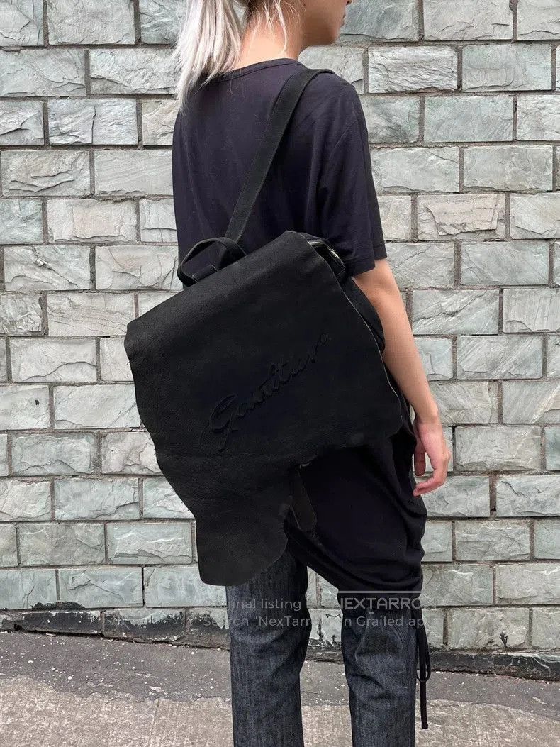 Jean Paul Gaultier Jean Paul GAULTIER Suede Embroidered Backpack. Size ONE SIZE - 1 Thumbnail