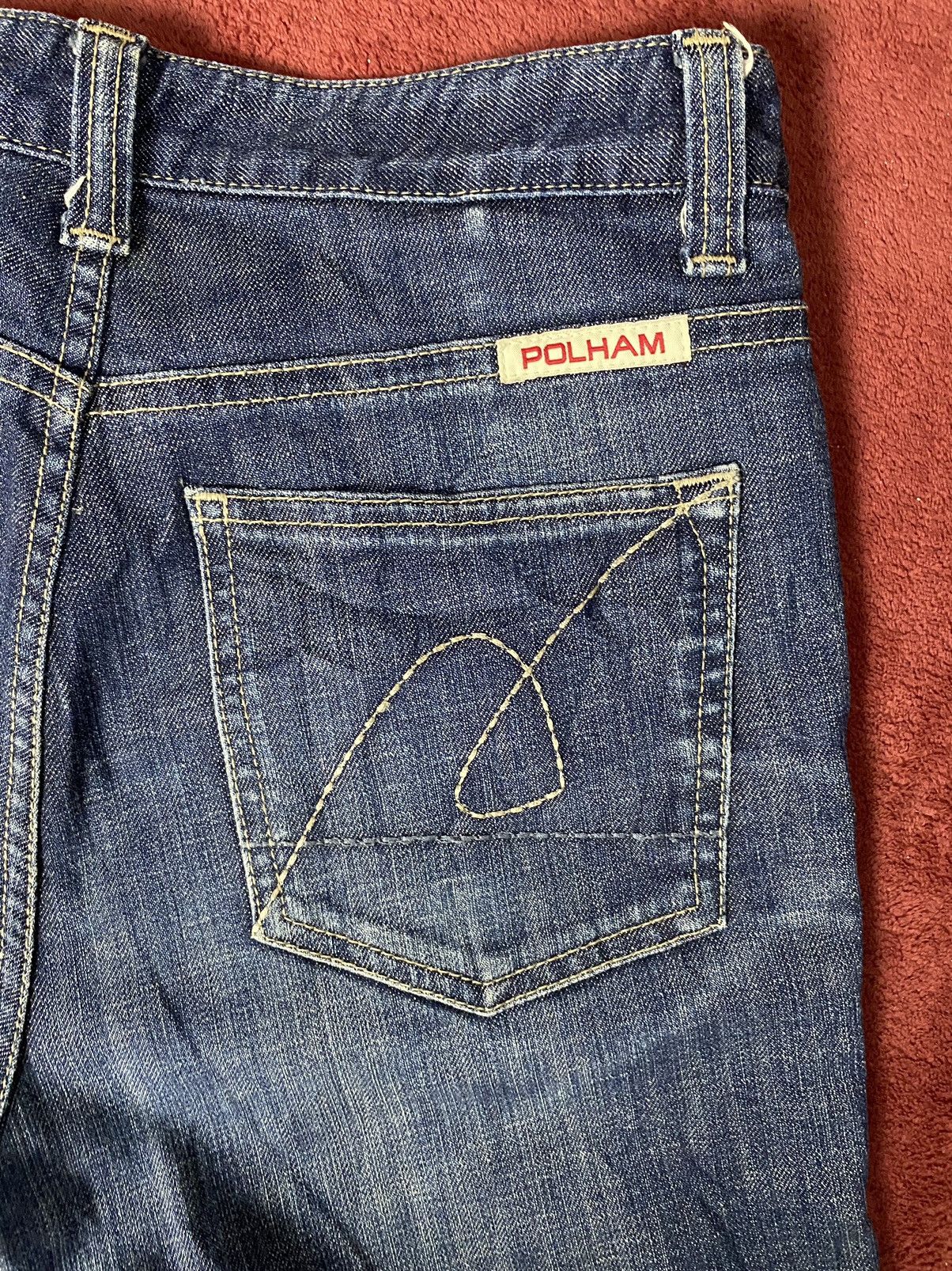 14th Addiction × Japanese Brand Vintage Polham jeans Size US 31 - 6 Thumbnail