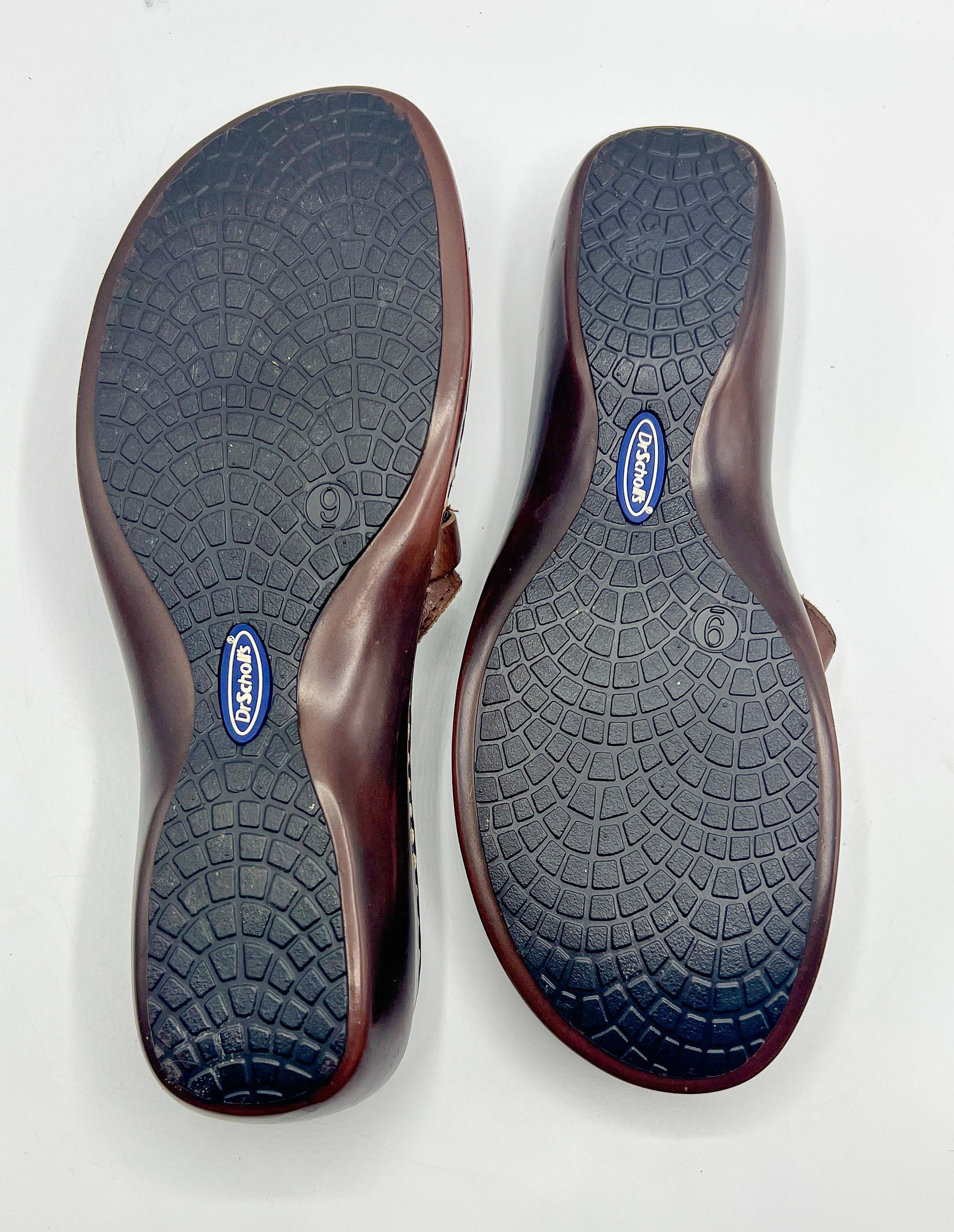 Scholl Dr. Scholl's Reba II Brown Woven Leather Mule Sandals Size US 9 / IT 39 - 8 Thumbnail
