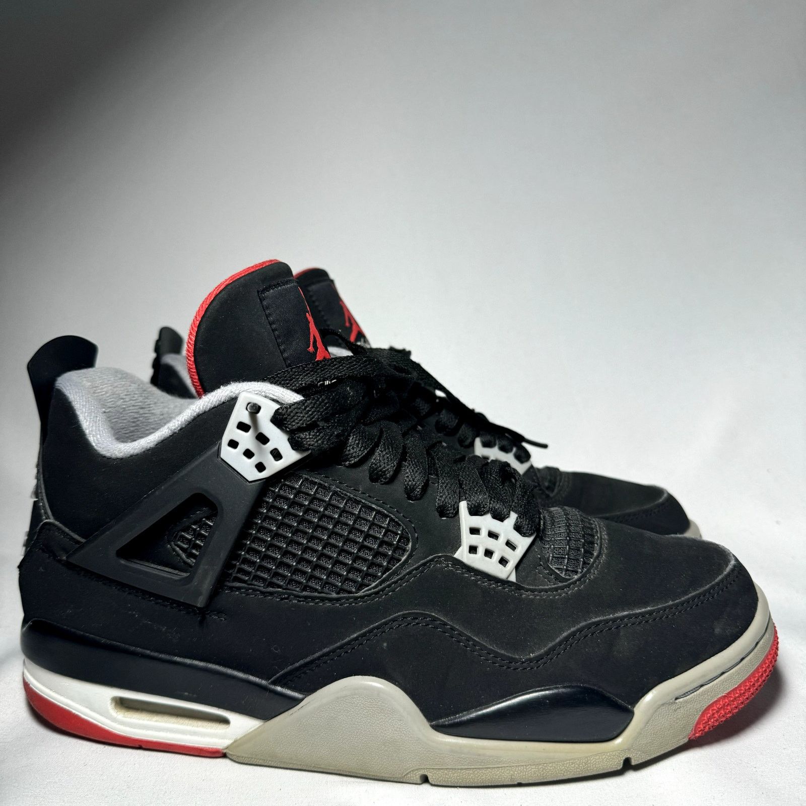 Jordan Brand × Nike Size 9.5 - Nike Air Jordan 4 Retro OG Bred 2019 Men's Shoes Size US 9.5 / EU 42-43 - 1 Thumbnail