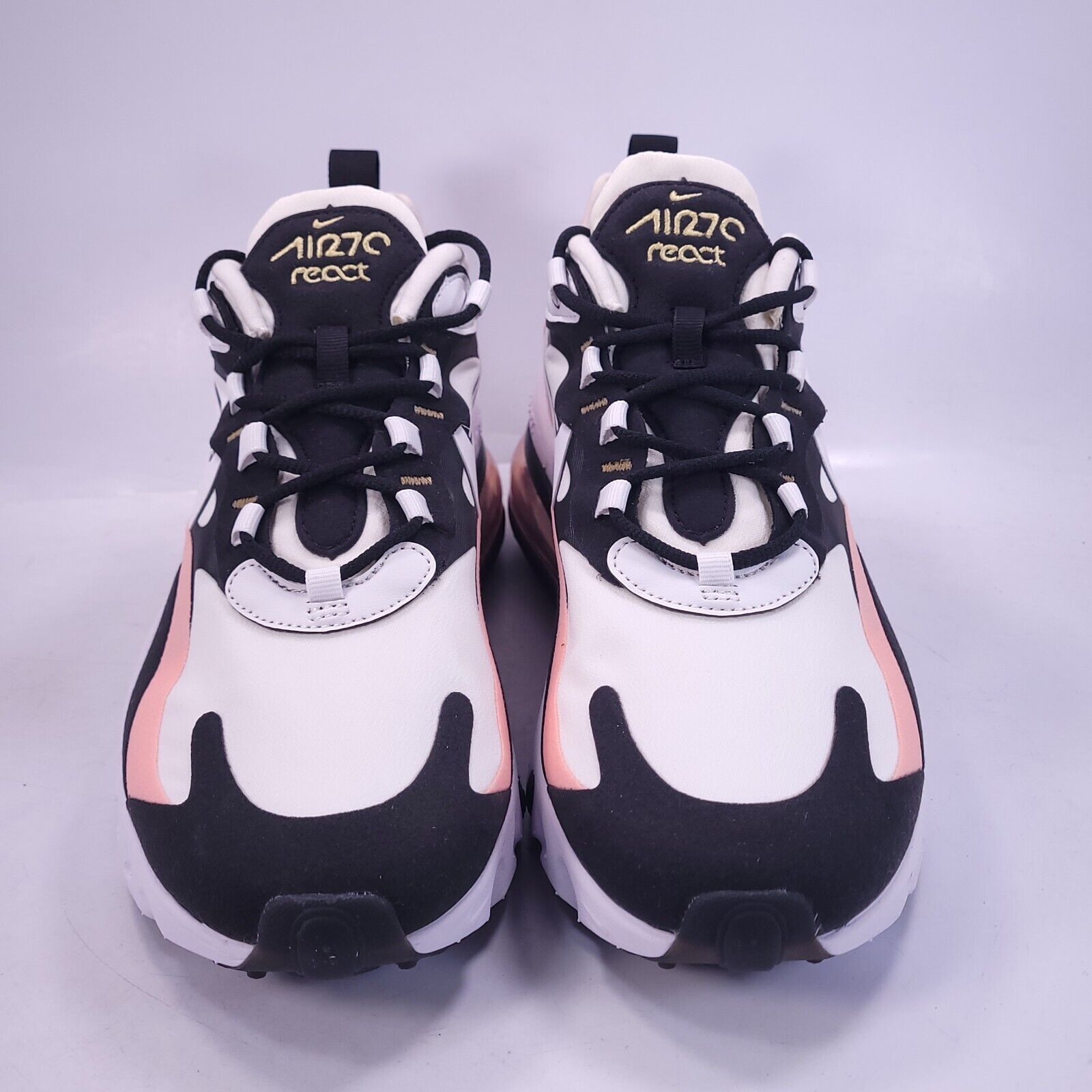 Nike Air Max 270 React Shoe Womens Size 10 AT6174-005 White