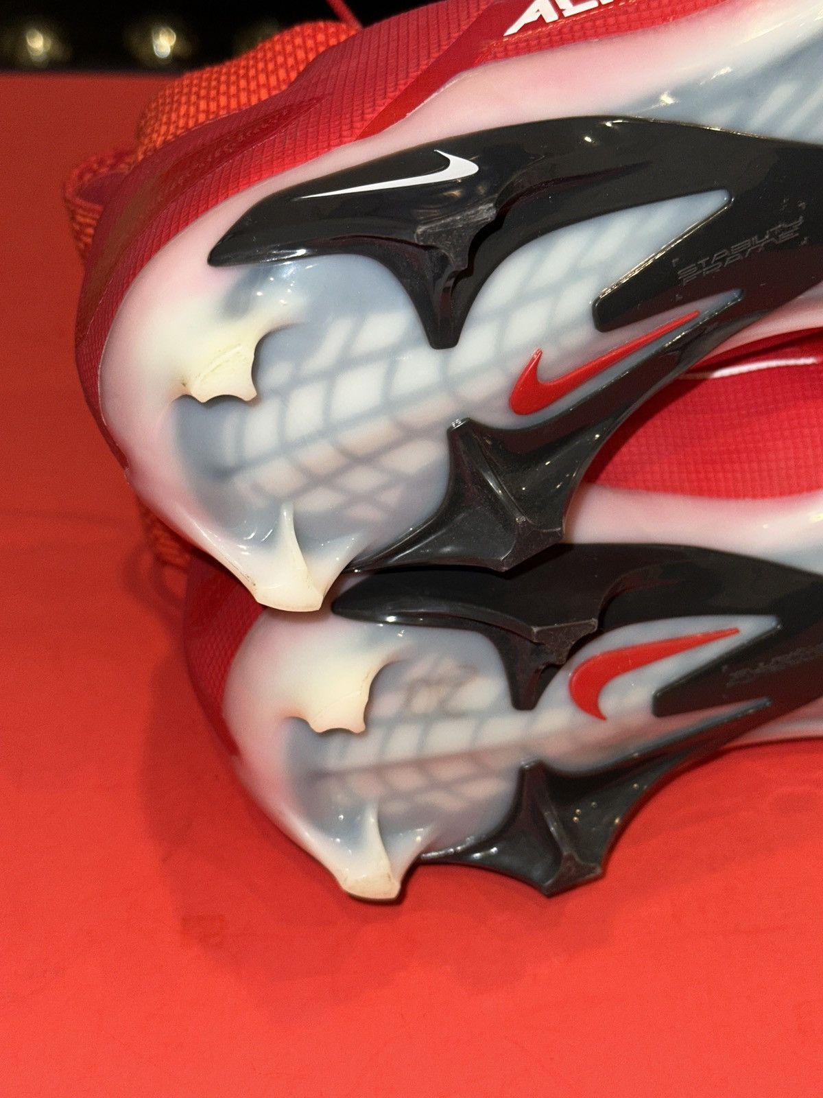 Nike Nike Alpha Menace Elite 3 Football Cleat Red Men Size 9 READ Size US 9 / EU 42 - 10 Thumbnail