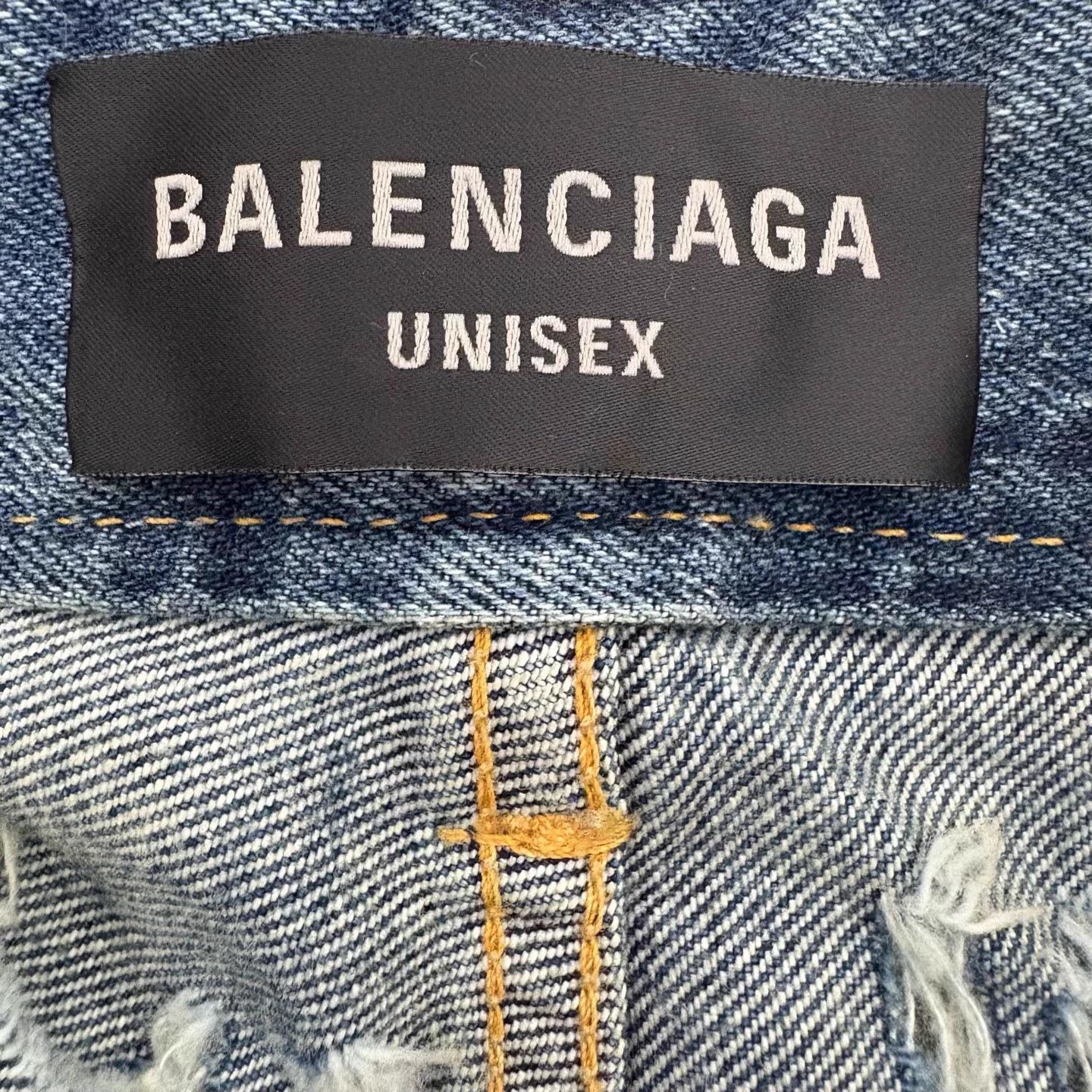 Balenciaga Balenciaga Super Cut Dye Distressed White Tassel Jeans S Size US 28 / EU 44 - 3 Thumbnail
