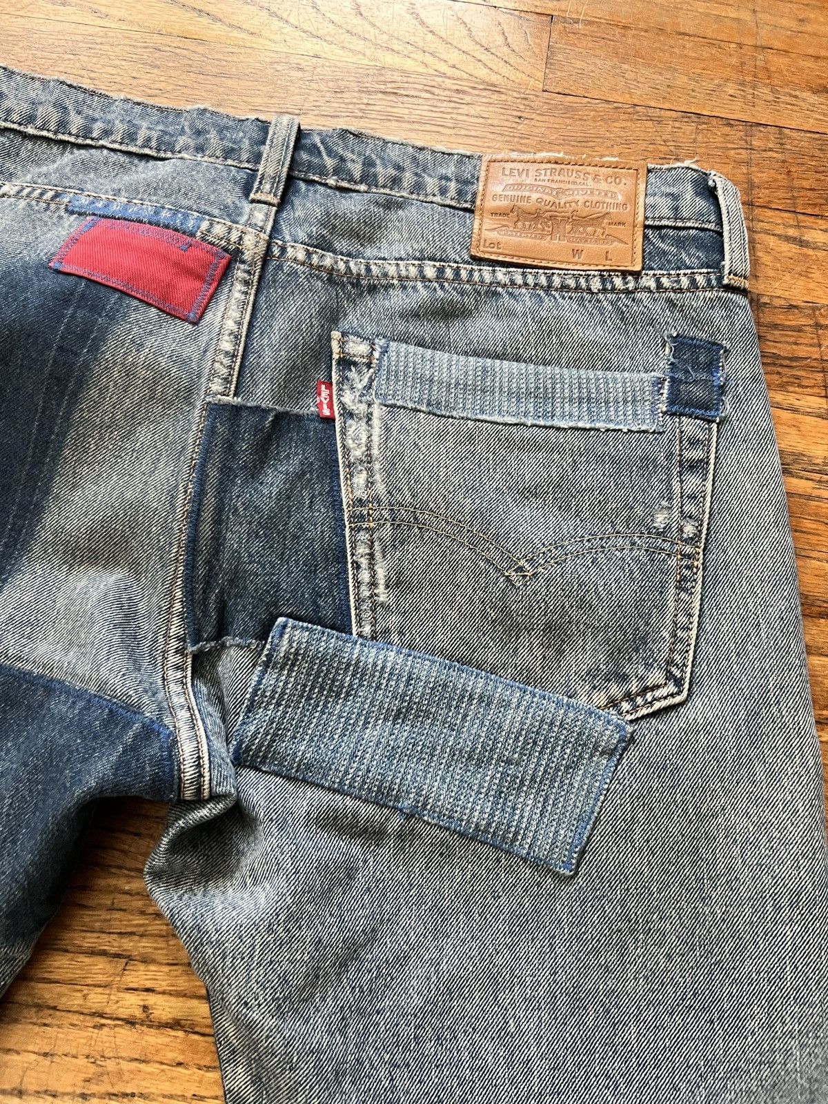 Levi's × Levi's Made & Crafted × Levi's Vintage Clothing Levi Custom rework patchwork denim Size US 32 / EU 48 - 8 Thumbnail