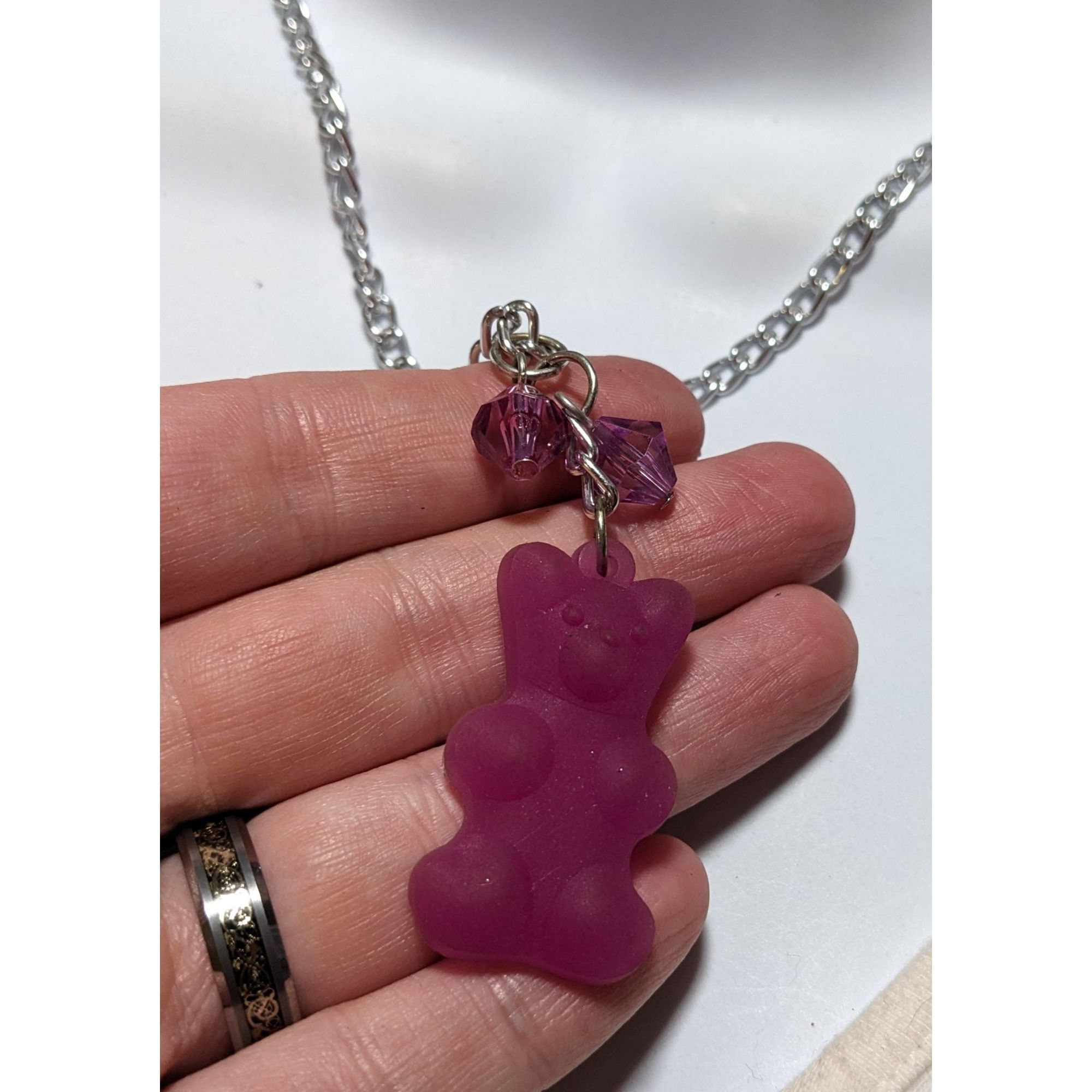 Other Pink Gummy Bear Necklace Size ONE SIZE - 10 Thumbnail