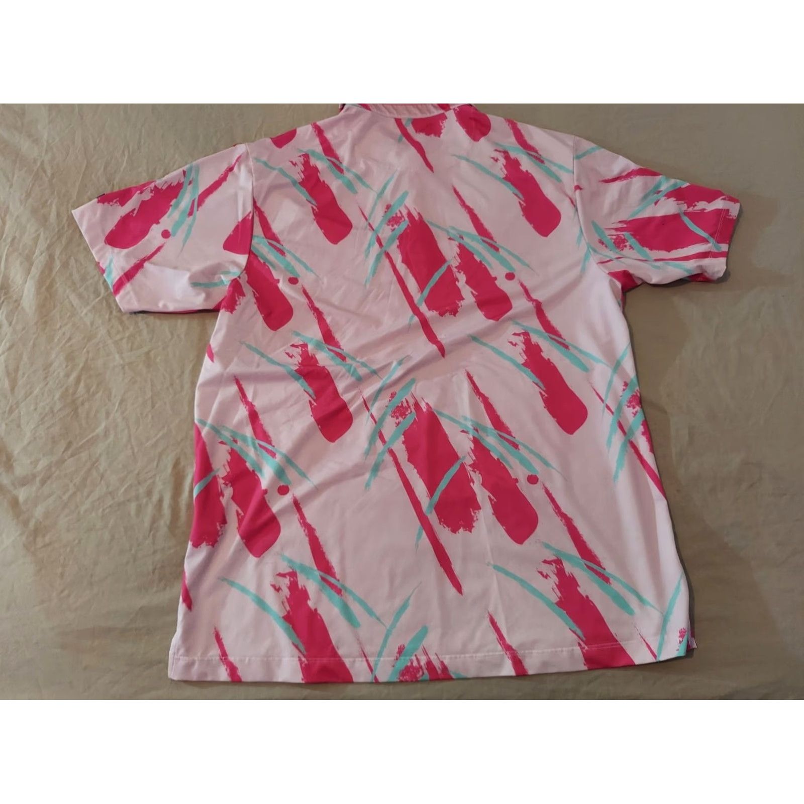 Vintage Bad Birdie Polo Shirt Mens 2XL Pink Golf Athletic Shirt Size US XXL / EU 58 / 5 - 6 Thumbnail