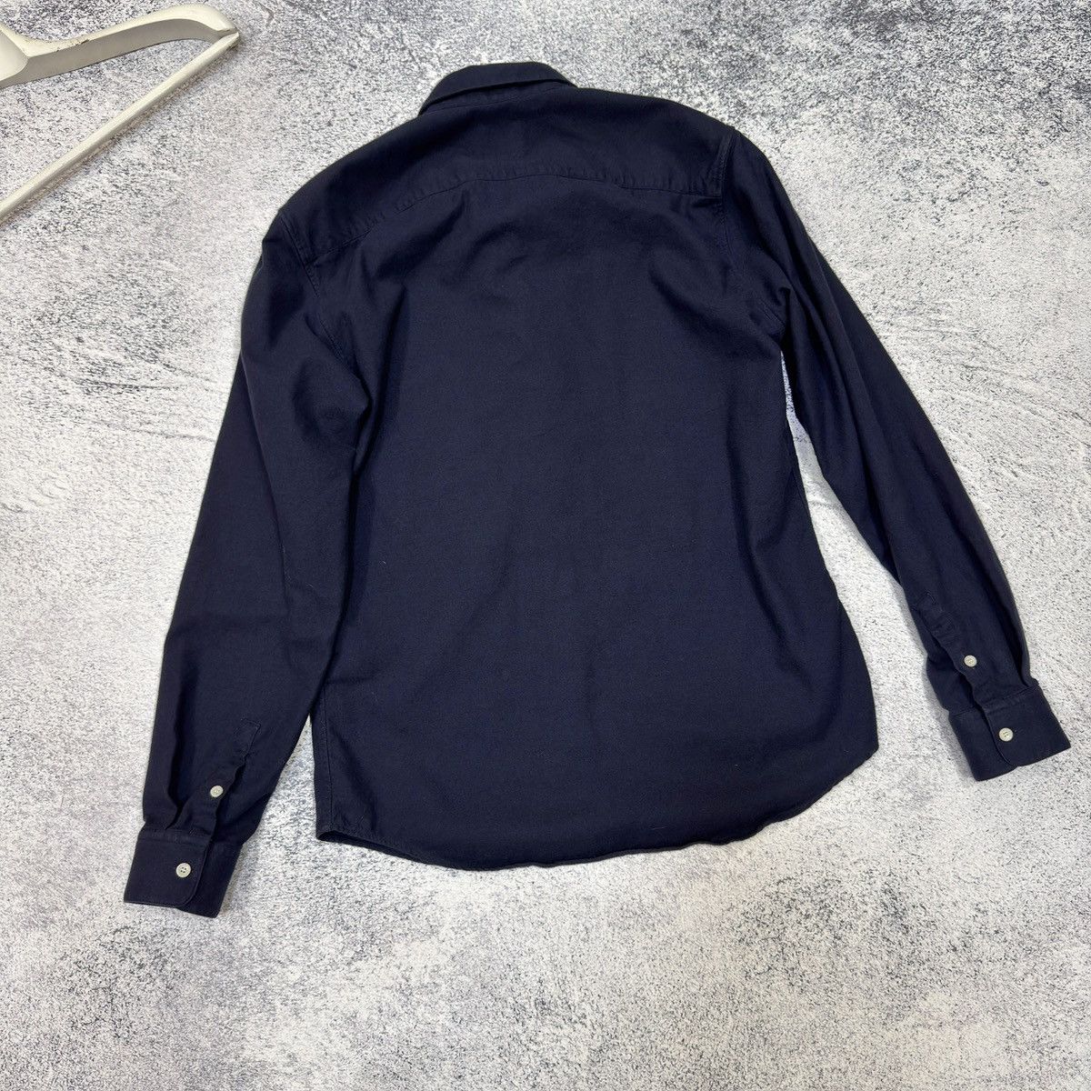 Sandro Sandro Paris Navy Blue Cotton Shirt L size Size US L / EU 52-54 / 3 - 7 Thumbnail