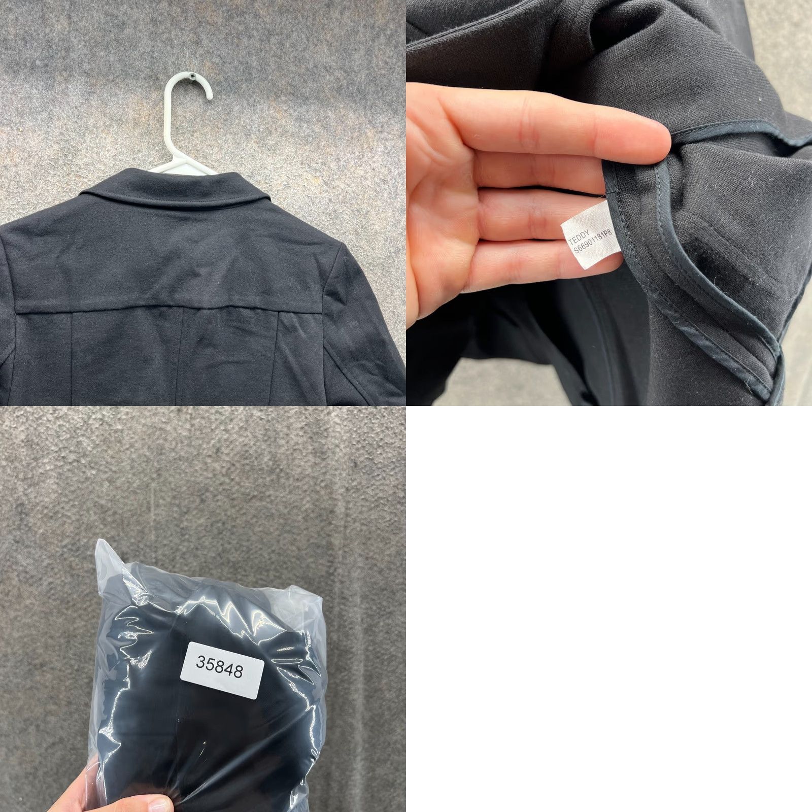 Diane von Furstenberg Diane von Furstenberg Blazer Womens 8 Black Cotton Blend 2 Button Jacket Cotton Dressy Suits Womens Fall Winter Spring Mens Girls Size M / US 6-8 / IT 42-44 - 8 Thumbnail
