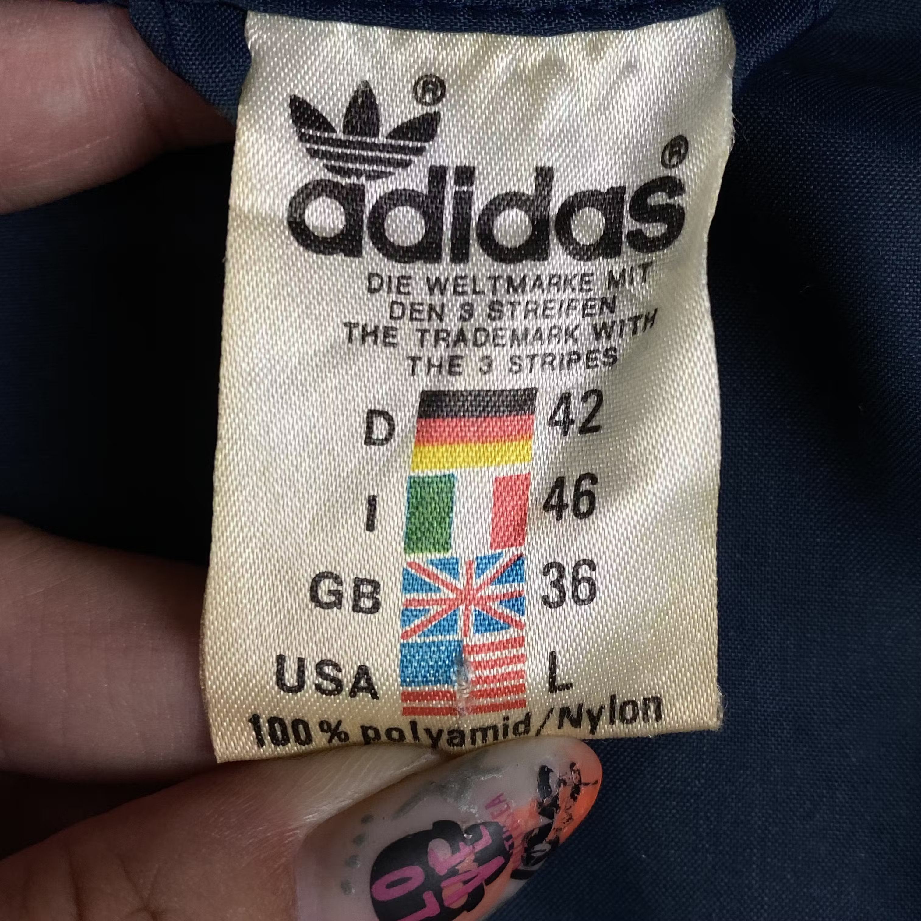 Adidas × Vintage Mens Windbreaker Vintage Adidas Originals Size L Size US L / EU 52-54 / 3 - 4 Thumbnail