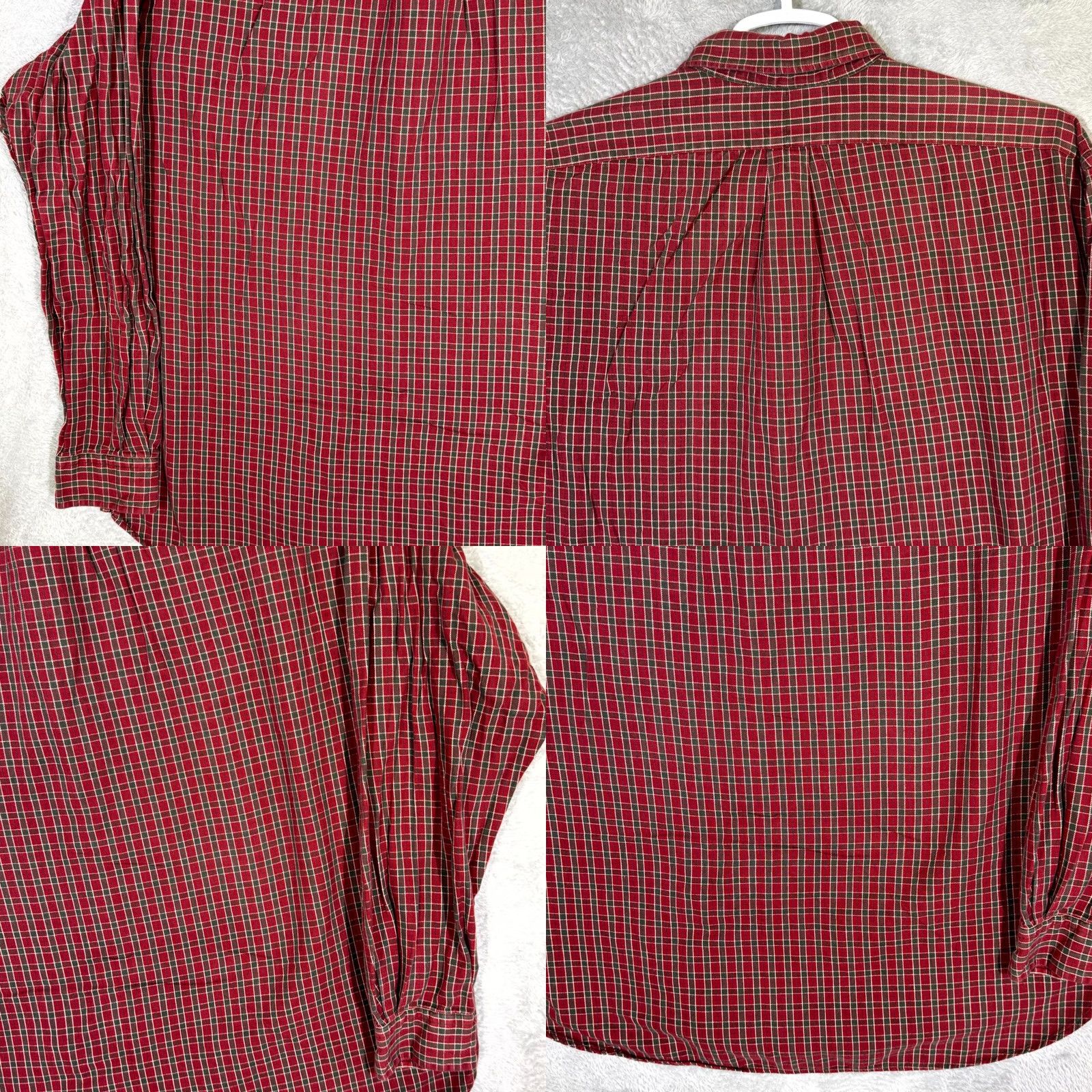 Ralph Lauren Ralph Lauren Blair Button-Down Flannel Shirt Men’s XL Red Plaid 100% Cotton Button Front Vintage No Size US XL / EU 56 / 4 - 9 Thumbnail