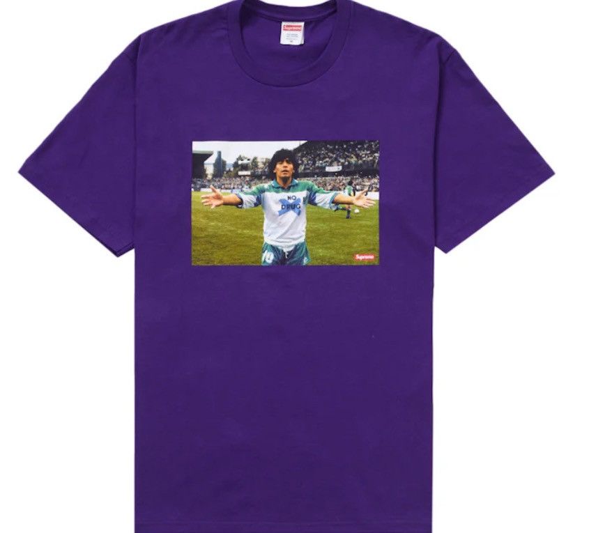 Supreme Supreme Diego Maradona tee Size US XL / EU 56 / 4 - 4 Thumbnail