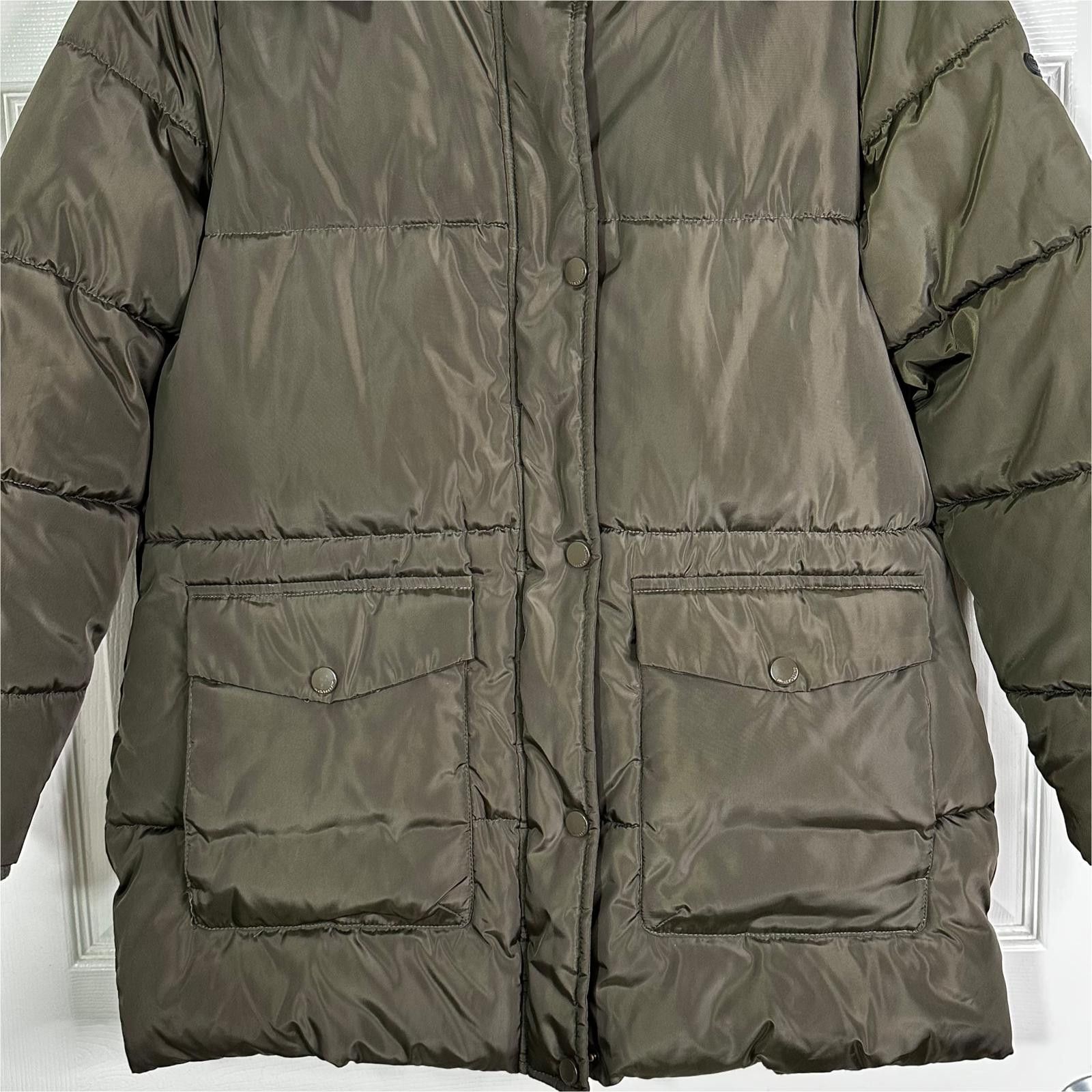 Lucky Brand NEW Lucky Brand Hooded Puffer Parka Coat Green Women’s M Size M / US 6-8 / IT 42-44 - 4 Thumbnail