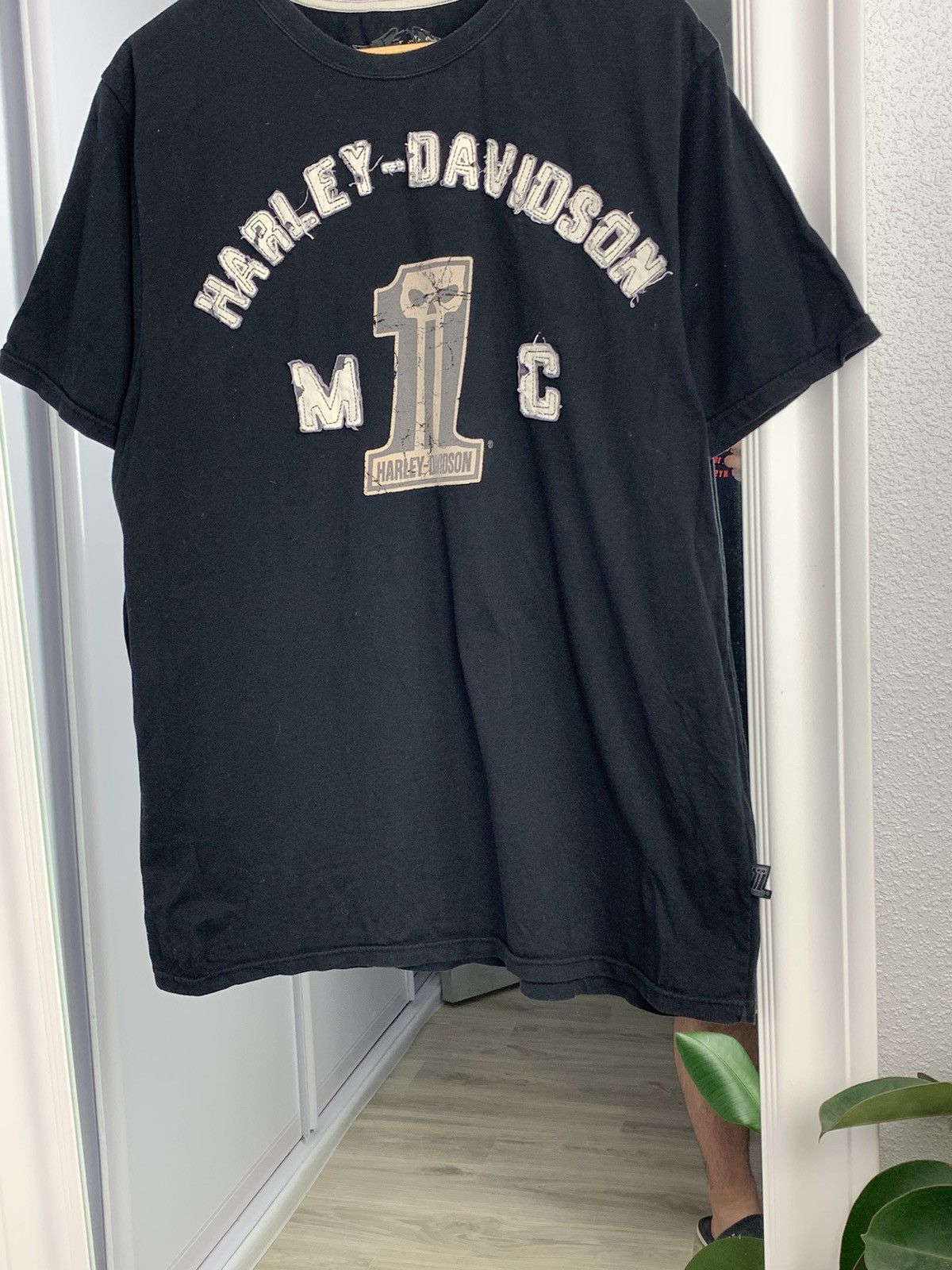 Vintage Vintage HARLEY DAVIDSON Tee 3D Emblem Graphic Size US XL / EU 56 / 4 - 4 Thumbnail