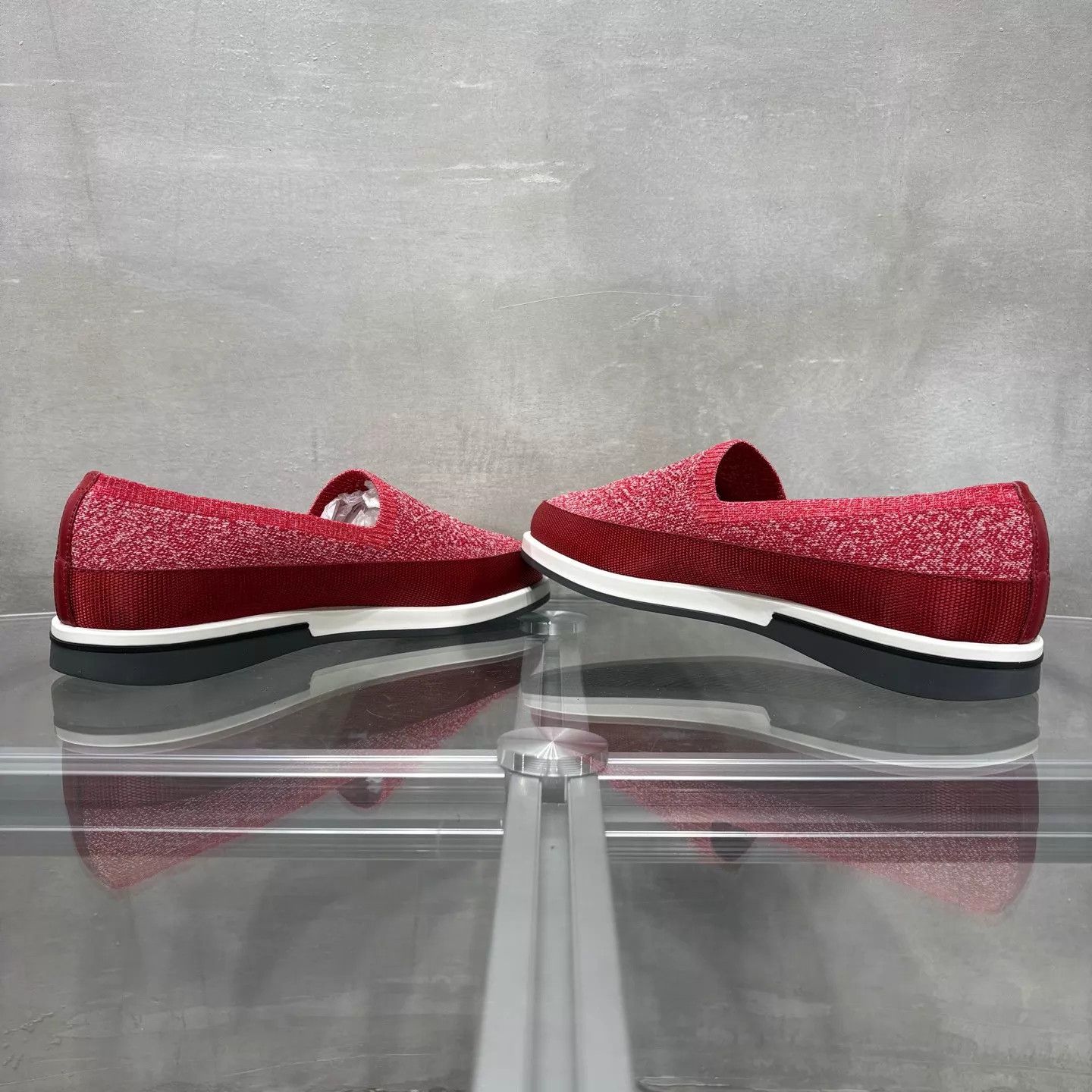 Prada Prada Red Slip-On 39 (New Without Box) Size US 5 / EU 37 - 5 Thumbnail