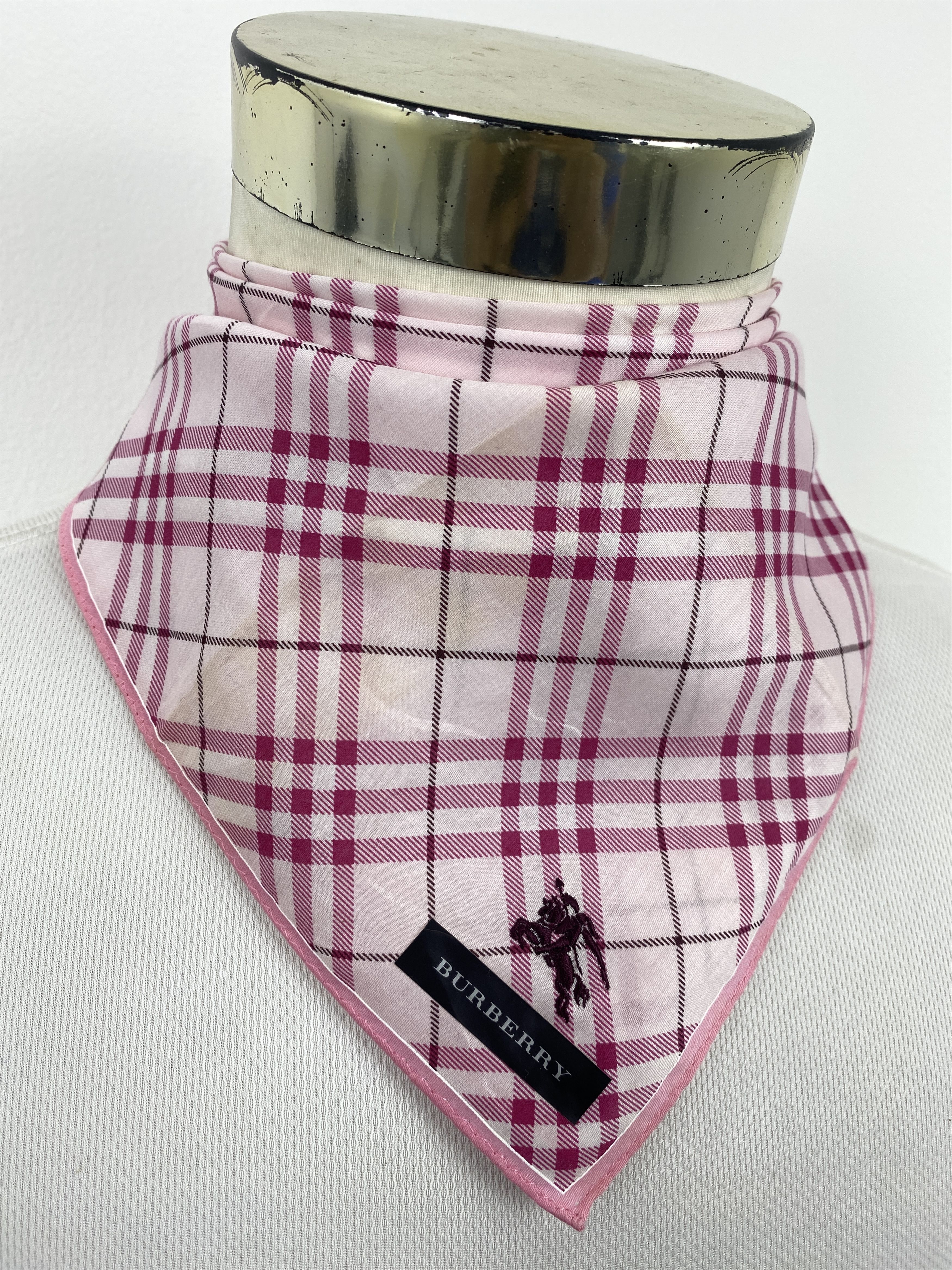 Burberry Vintage Burberry Handkerchief / Neckerchief KT0257 Size ONE SIZE - 2 Thumbnail