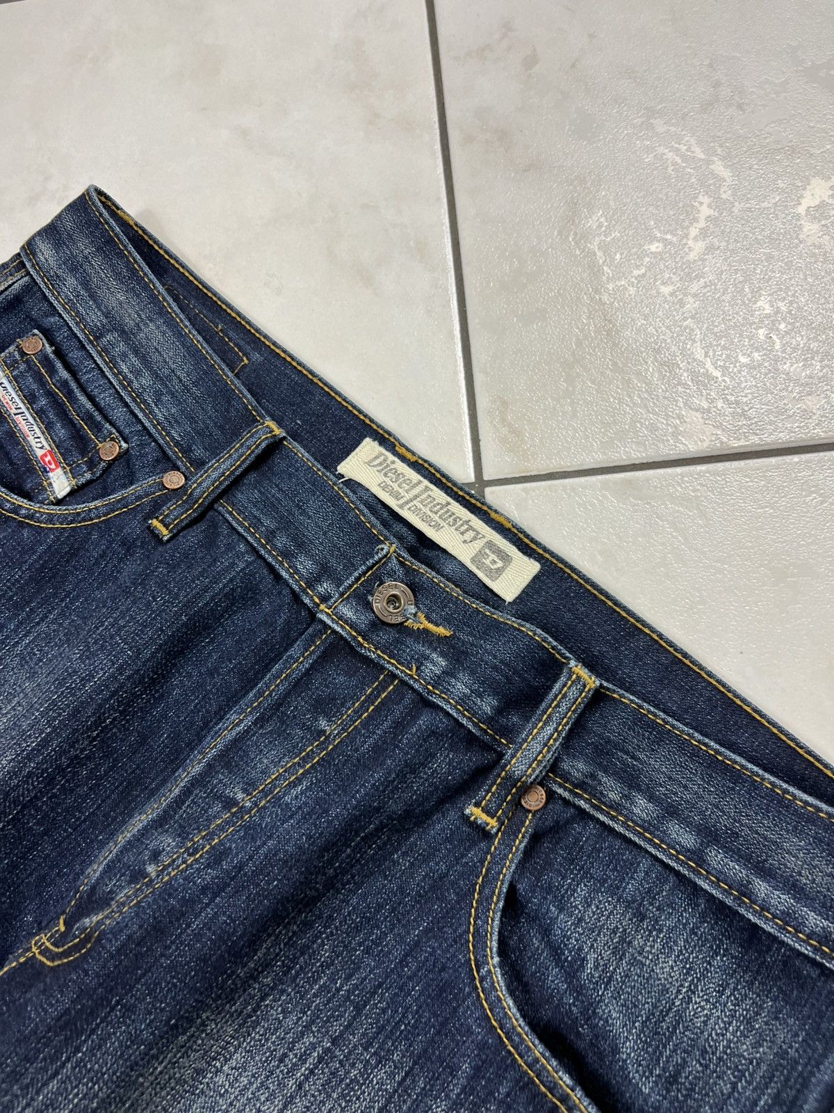 Diesel Vintage Diesel Roody raw navy distressed denim y2k jeans Size US 38 / EU 54 - 11 Thumbnail
