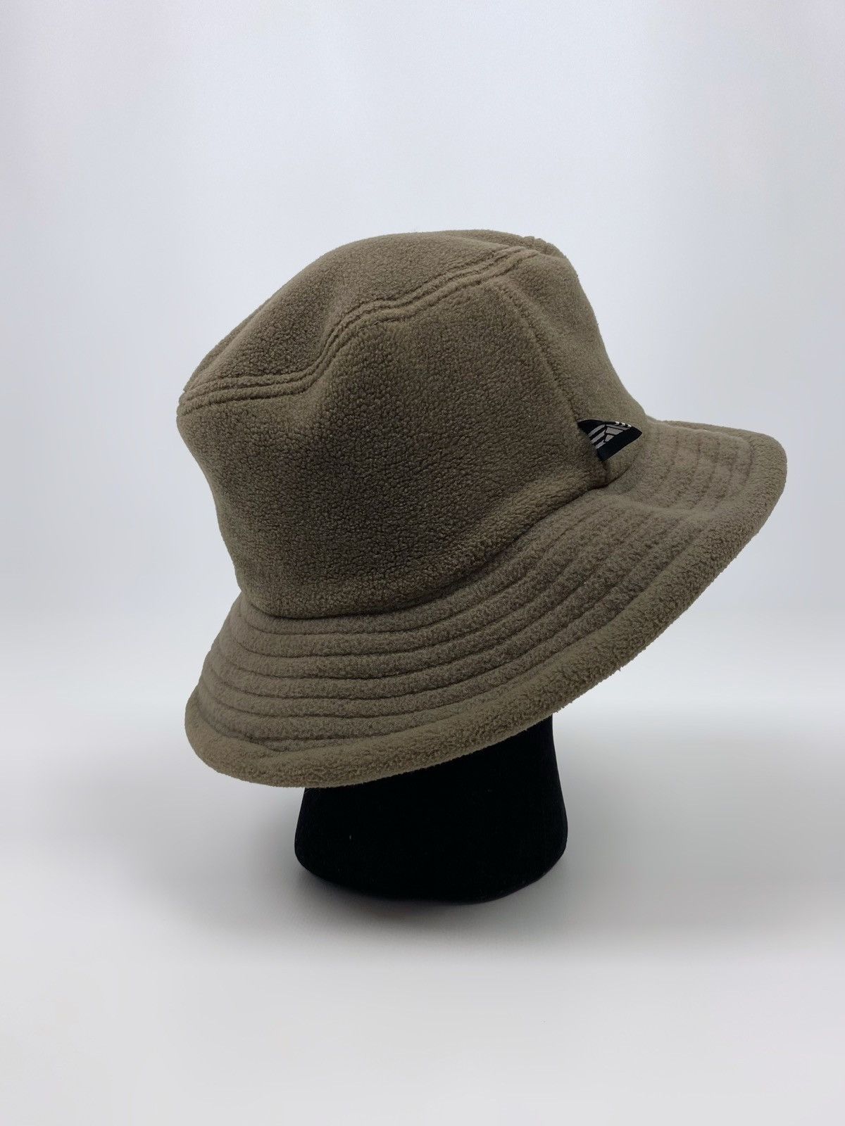 Adidas 1990’s Vintage Adidas Brown Fleece Bucket Hat Size ONE SIZE - 3 Thumbnail