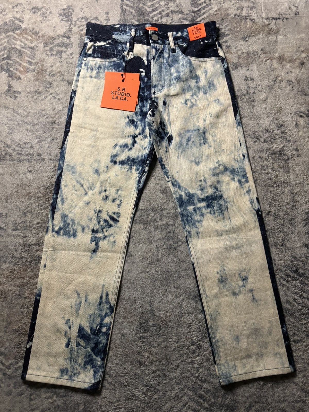 Sterling Ruby [SOLD] S.R. Studios Sterling Ruby 2019 Bleached Soto Denim Size US 30 / EU 46 - 1 Thumbnail