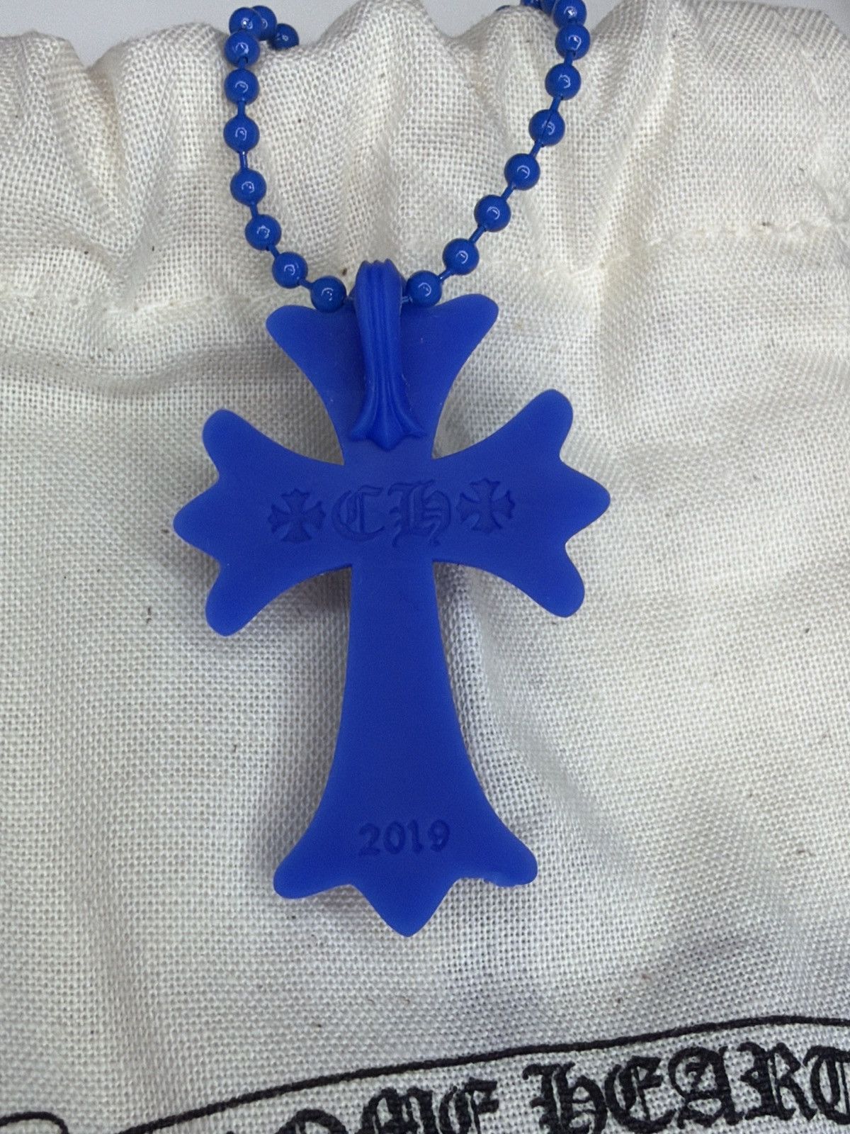 Chrome Hearts Chrome Hearts Blue Silicone Cross Size ONE SIZE - 4 Thumbnail