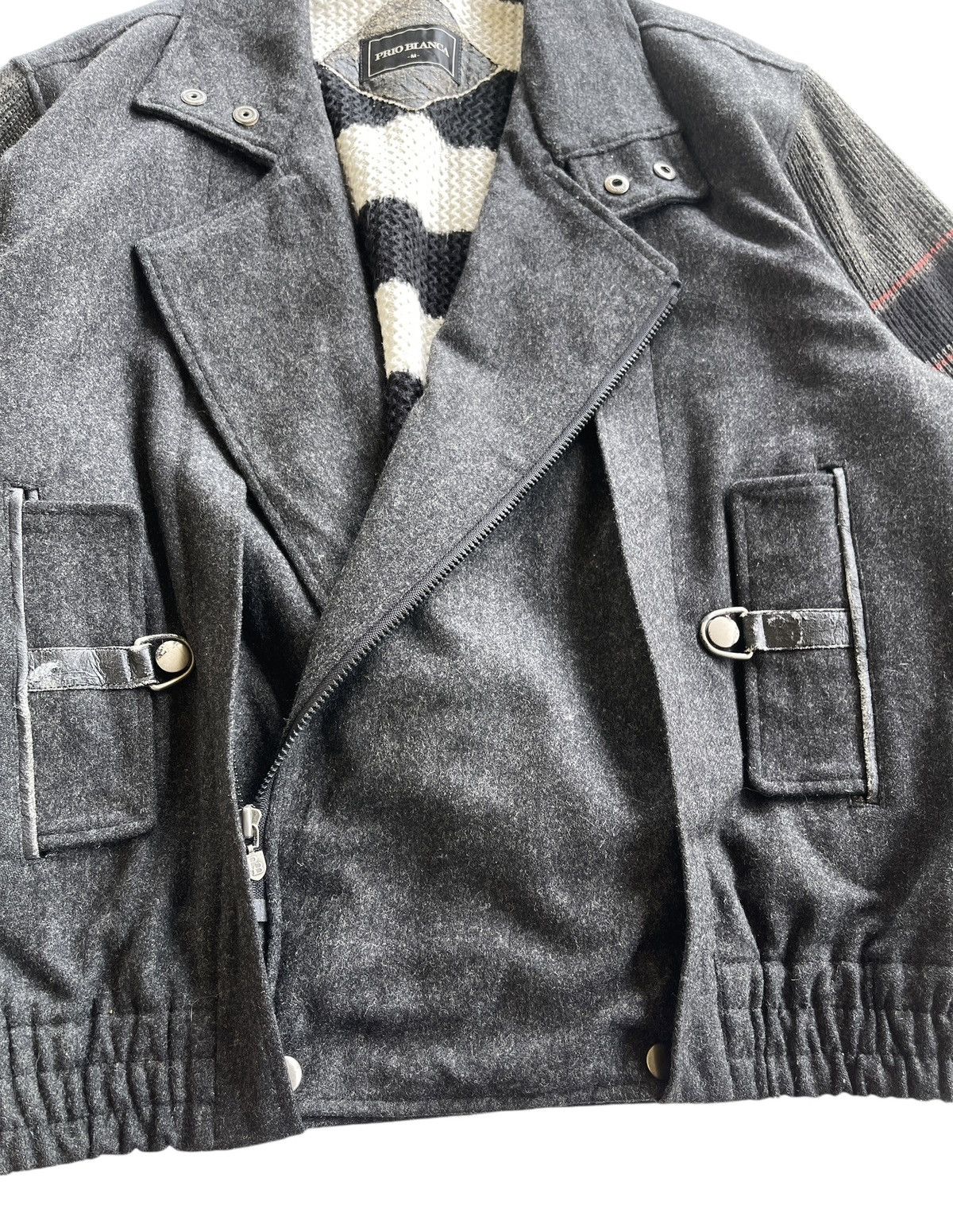 Japanese Brand Vintage Prio Blanca Wool Blouson Jacket Size US M / EU 48-50 / 2 - 15 Thumbnail
