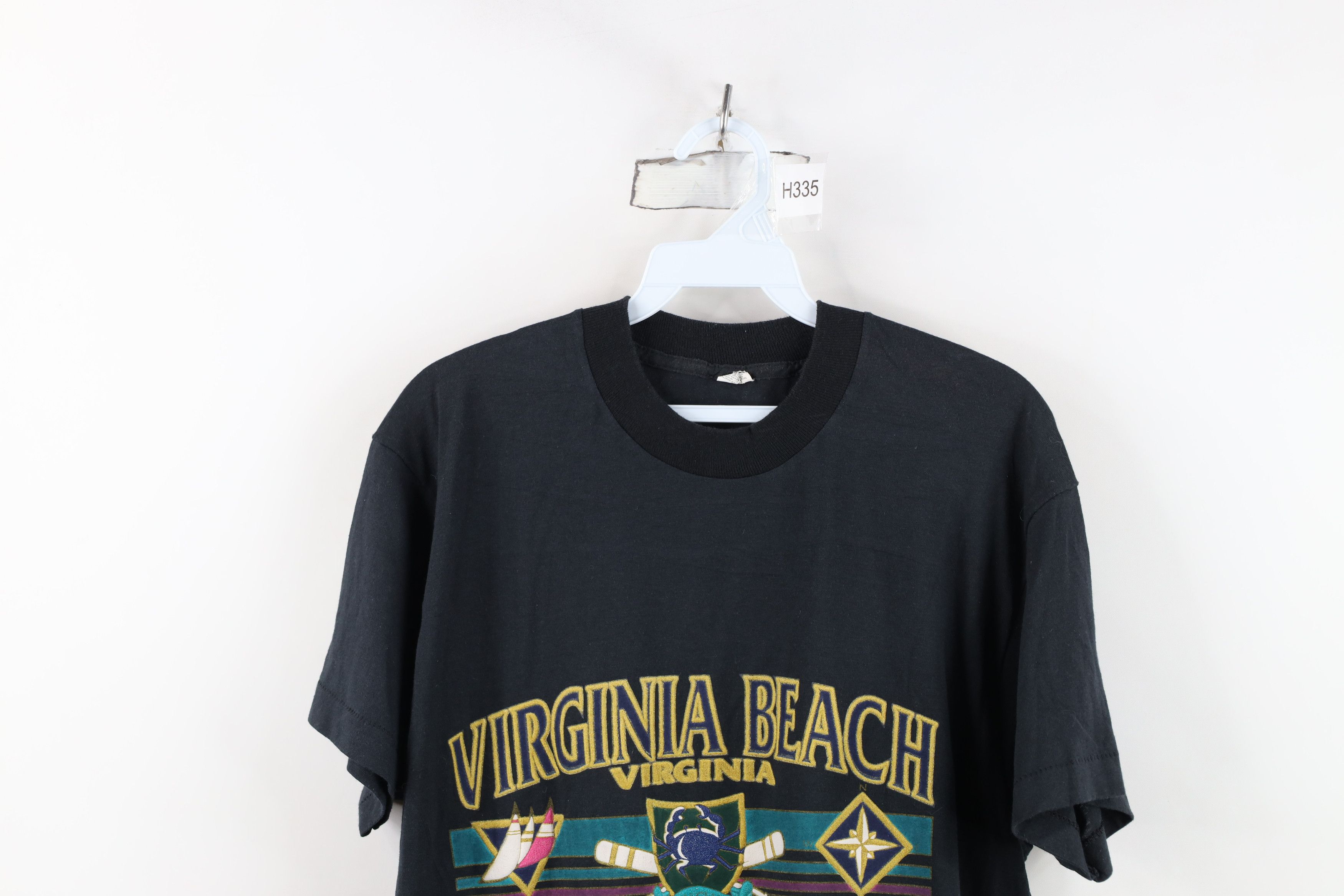 Vintage Vintage 80s 90s Streetwear Beach Virginia T-Shirt USA Size XL / US 12-14 / IT 48-50 - 2 Thumbnail