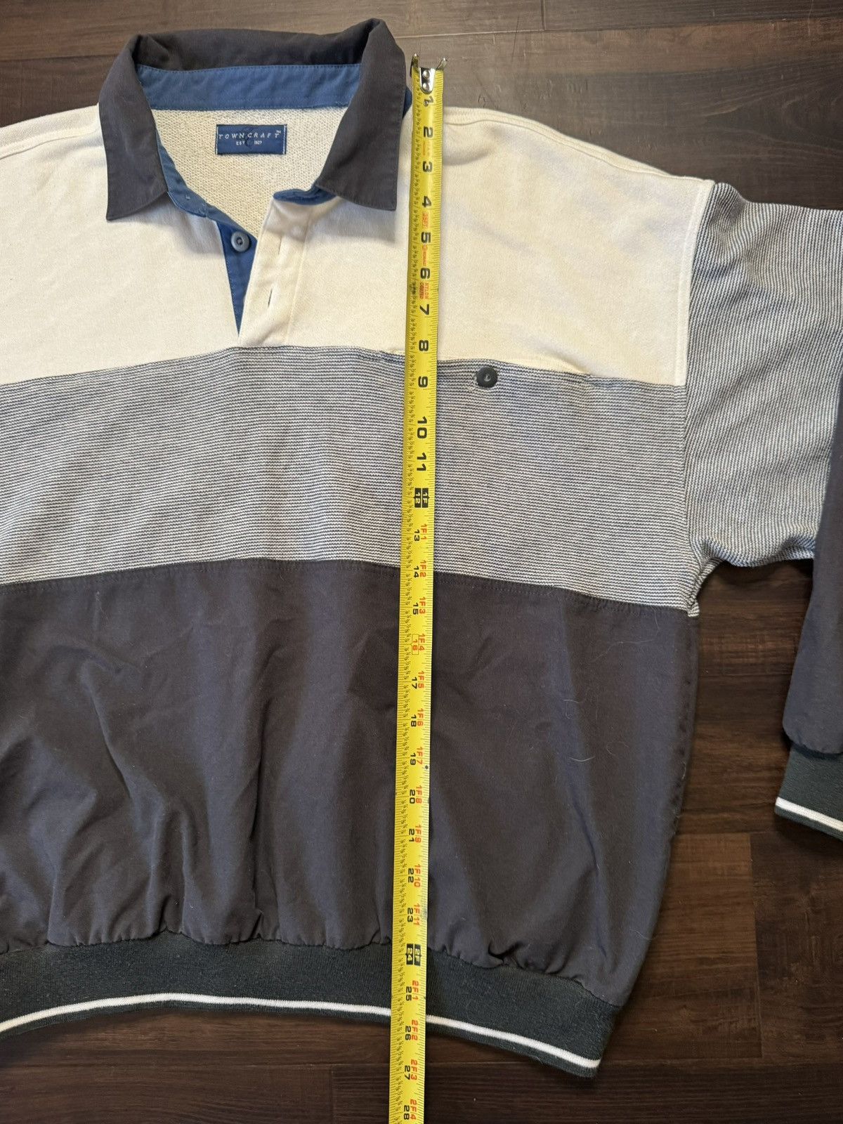 Vintage 80’s Town and Craft Collar Shirt L Long Sleeve Single Stitch Size US L / EU 52-54 / 3 - 4 Thumbnail