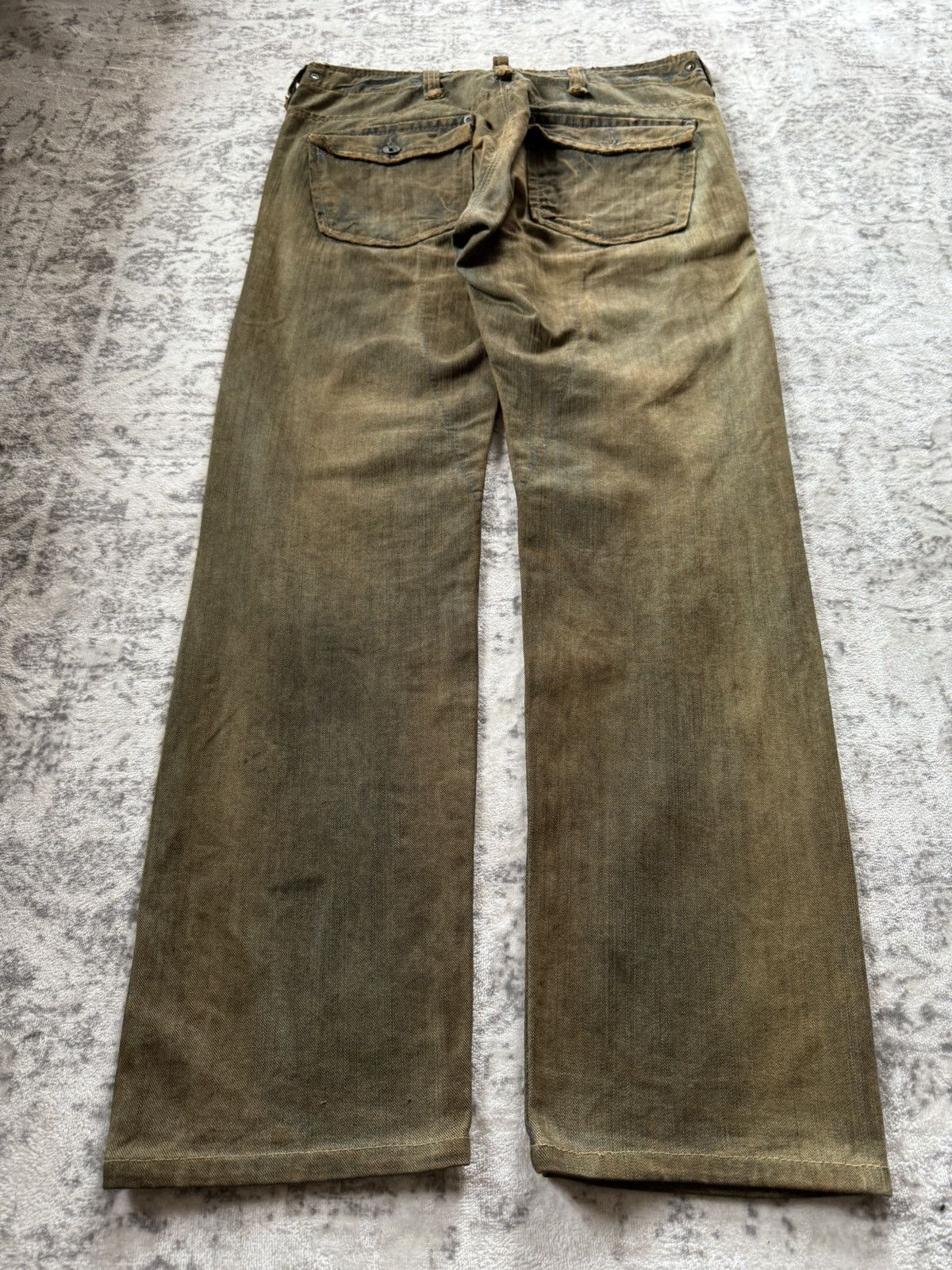 Edwin Edwin XV OG Bush Pocket Mud Wash Work Wear Style Jeans Size US 34 / EU 50 - 2 Thumbnail