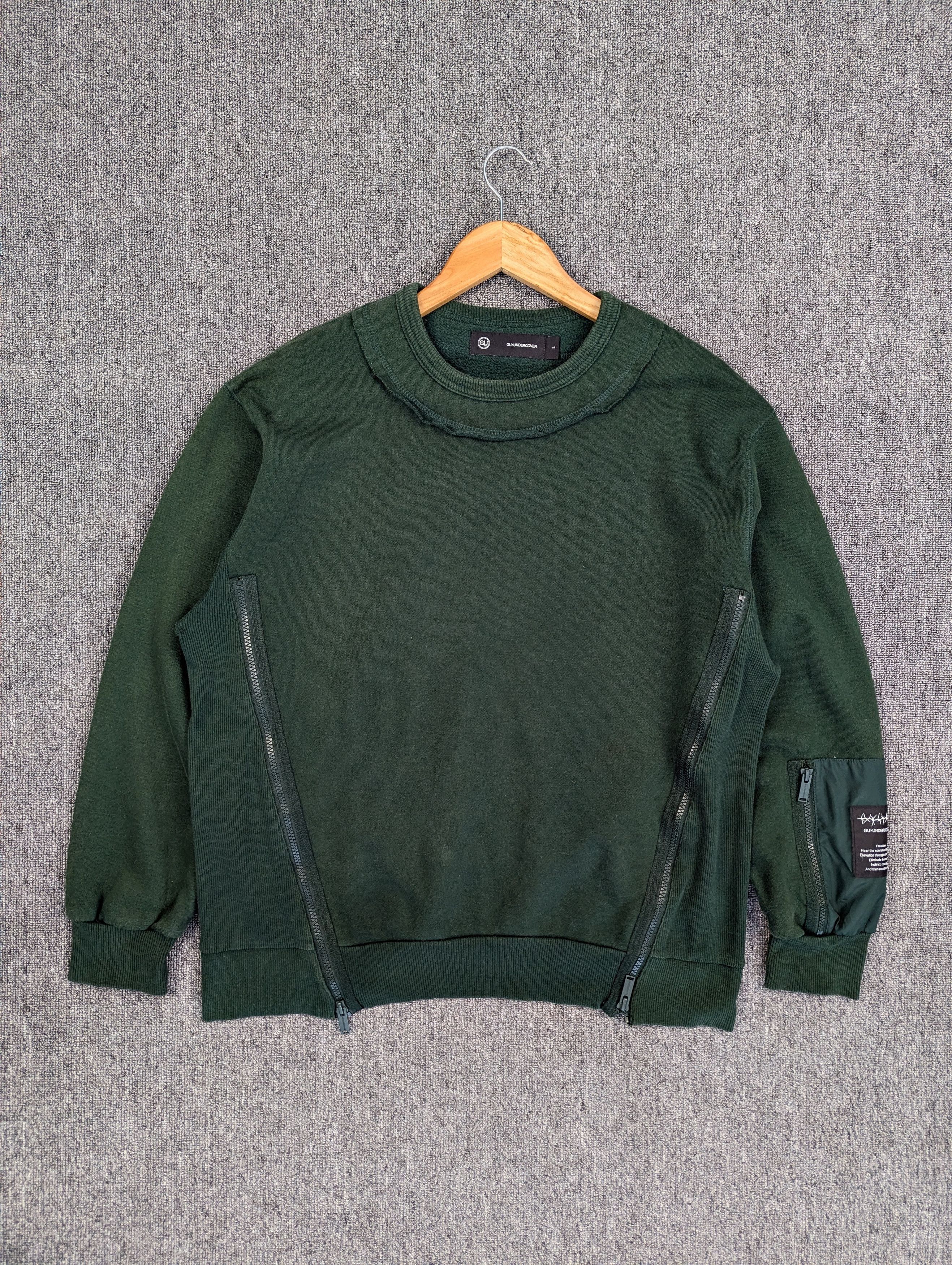 GU × Jun Takahashi × Undercover Jun Takahashi x Undercover Gu Crewneck Distressed Sweatshirt Size US L / EU 52-54 / 3 - 1 Thumbnail