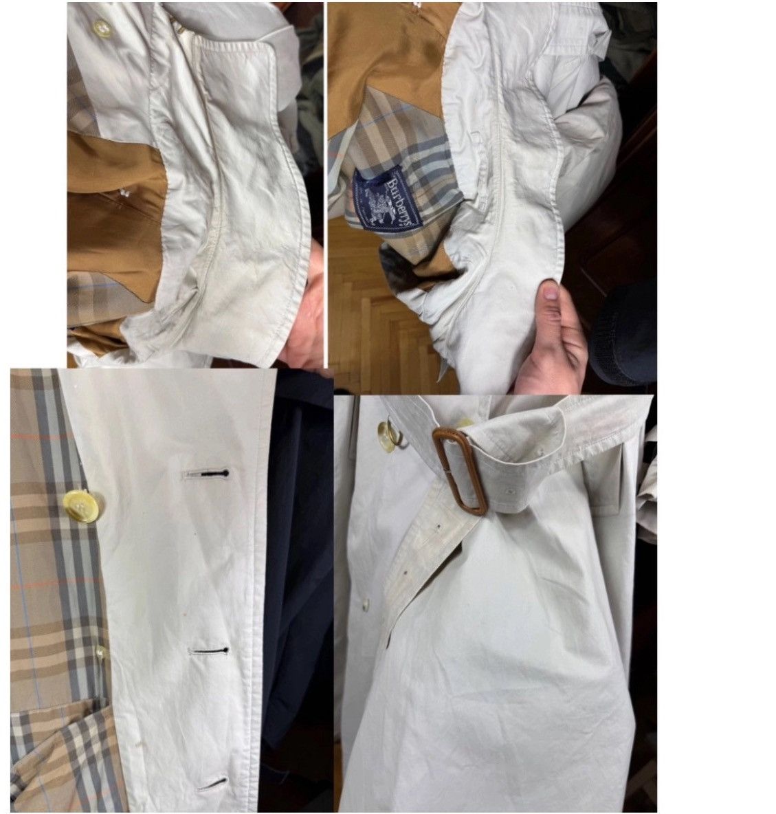 Burberry Vintage Burberrys double breasted long Waterloo trench coat Size US L / EU 52-54 / 3 - 13 Thumbnail
