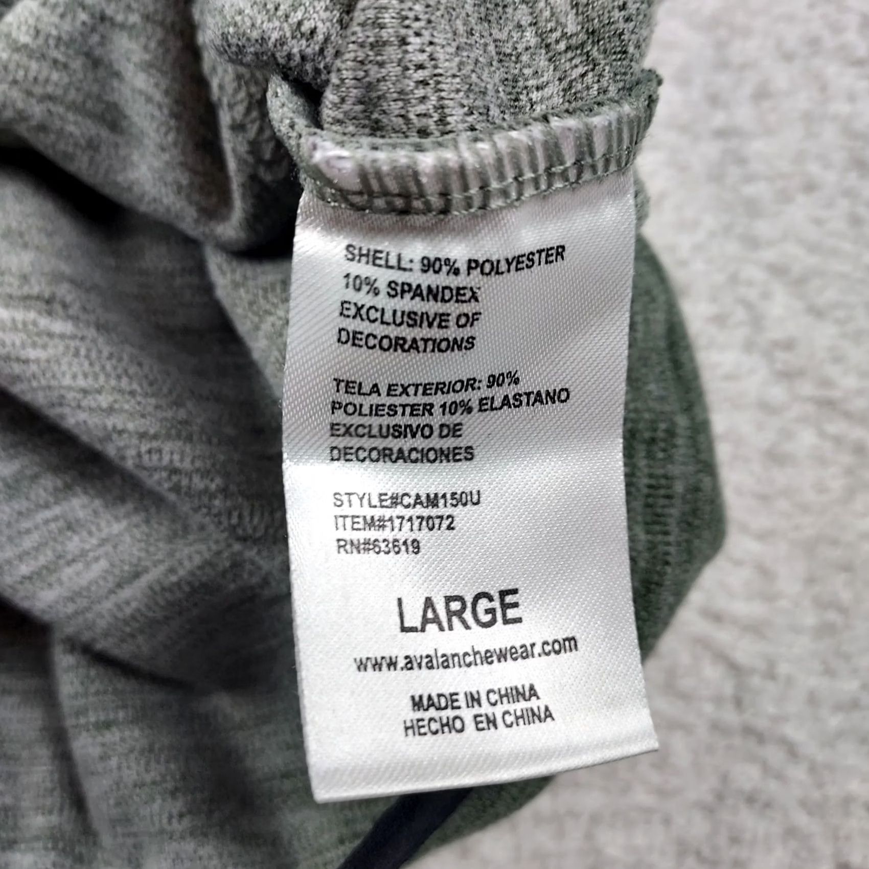 Avalanche Avalanche Men's Quarter Zip Pullover Sweater Green L Size US L / EU 52-54 / 3 - 7 Thumbnail