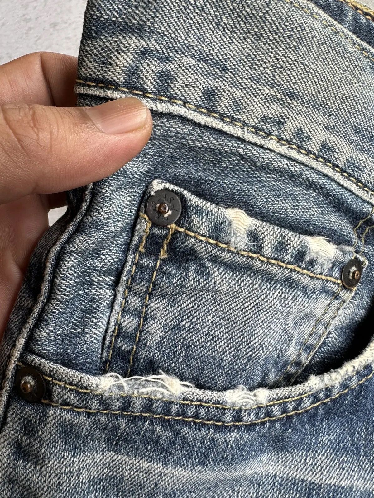 Levi's 🍁 SEND OFFERS 🍁 LEVI’S 502 Distressed Denim LEVIS Pants Size US 30 / EU 46 - 8 Thumbnail
