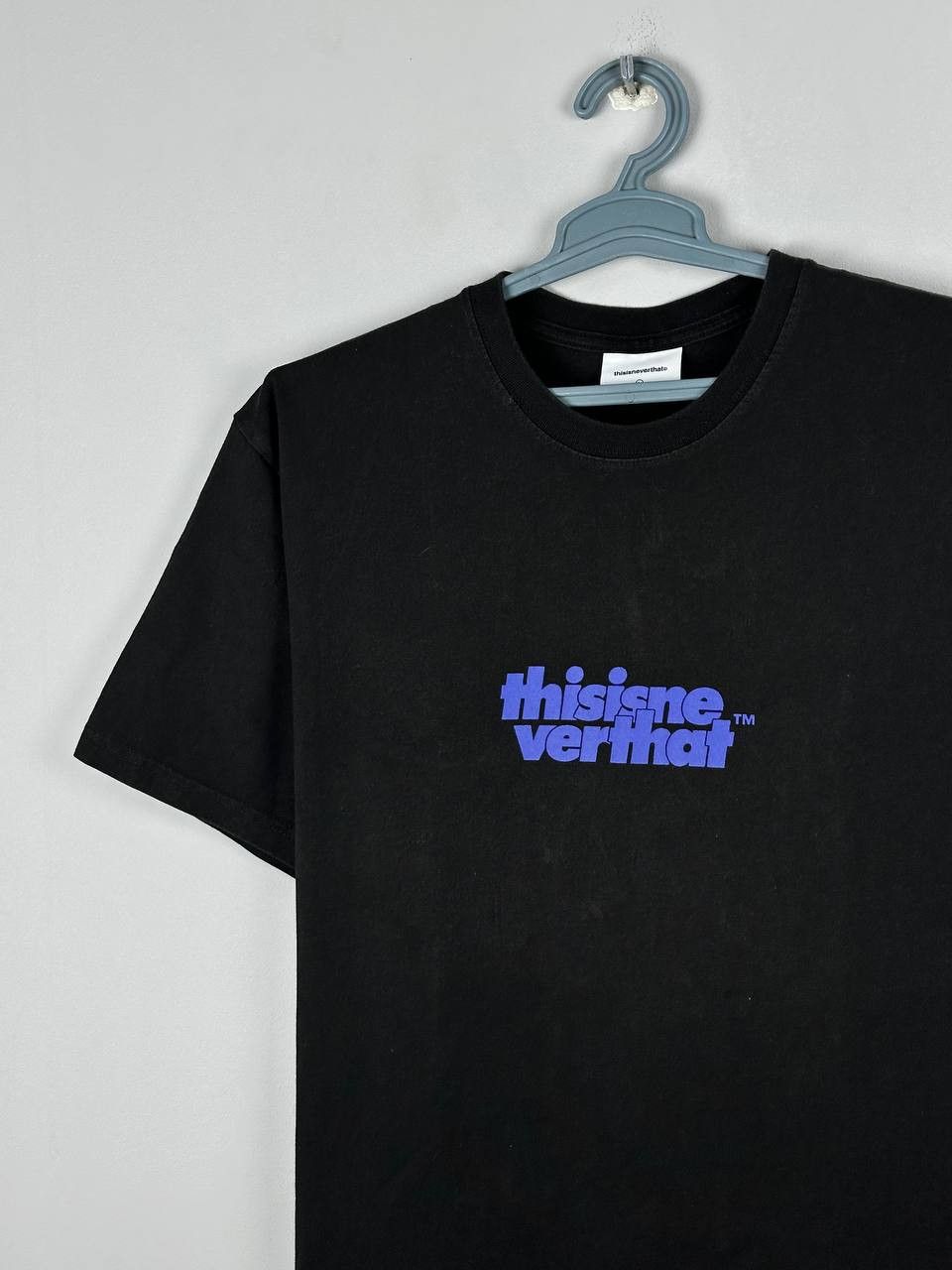 thisisneverthat Thisisneverthat Black Big Logo Japanese Streetwear T Shirt Size US L / EU 52-54 / 3 - 3 Thumbnail
