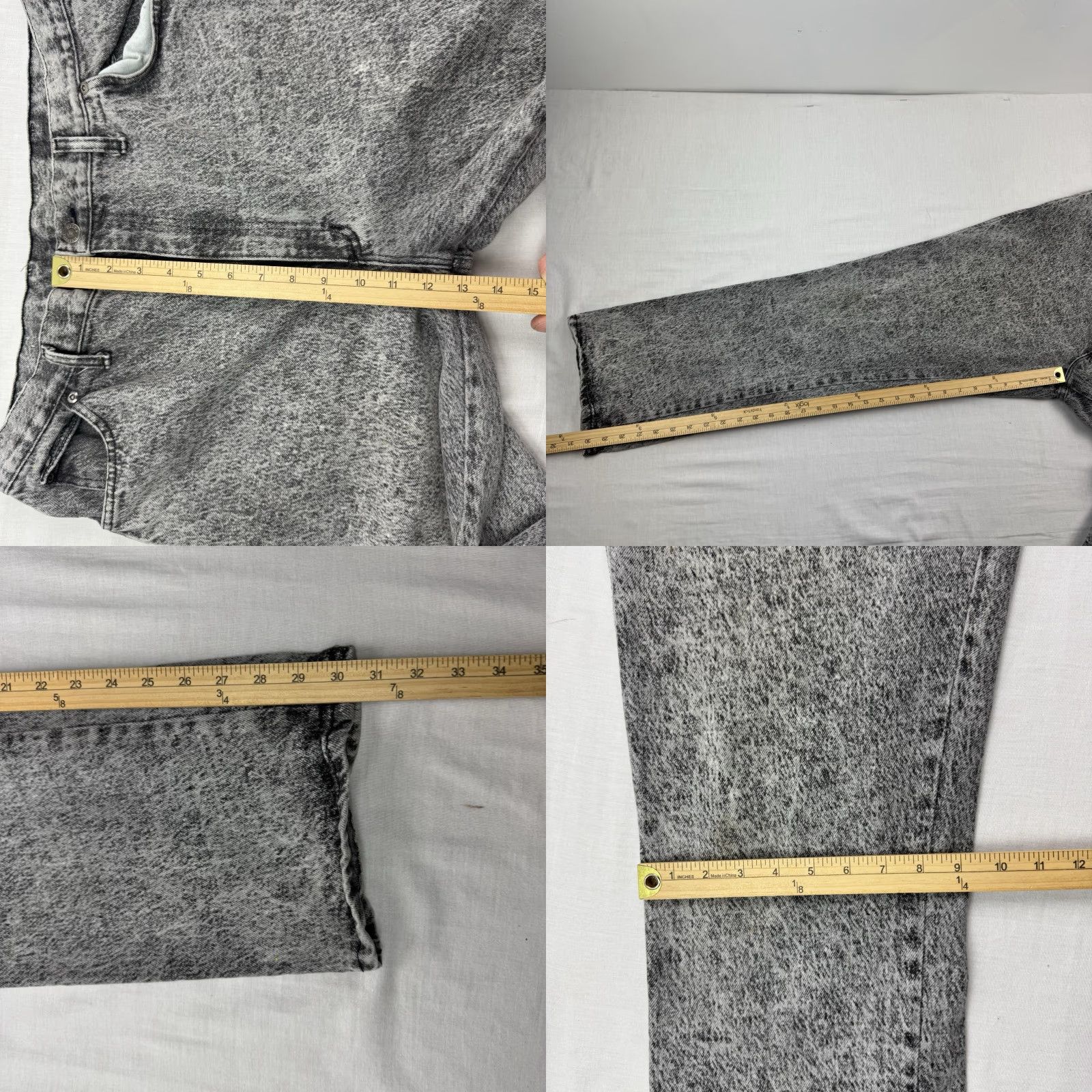 Vintage VINTAGE Bristol Blues Jeans Adult 34x30 Black 1980s Hipster American Jeans Black 1980s Hipster Mens Size US 34 / EU 50 - 9 Thumbnail