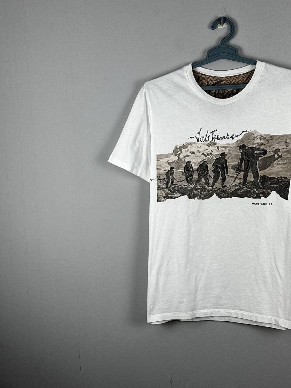 Vintage Luis Trenker Luxury White Heritage T Shirt Size US L / EU 52-54 / 3 - 2 Thumbnail