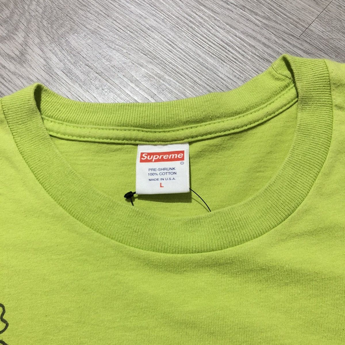 Supreme Supreme x Mark Gonzales Ramm Head T-shirt Green Streetwear Size US L / EU 52-54 / 3 - 9 Thumbnail