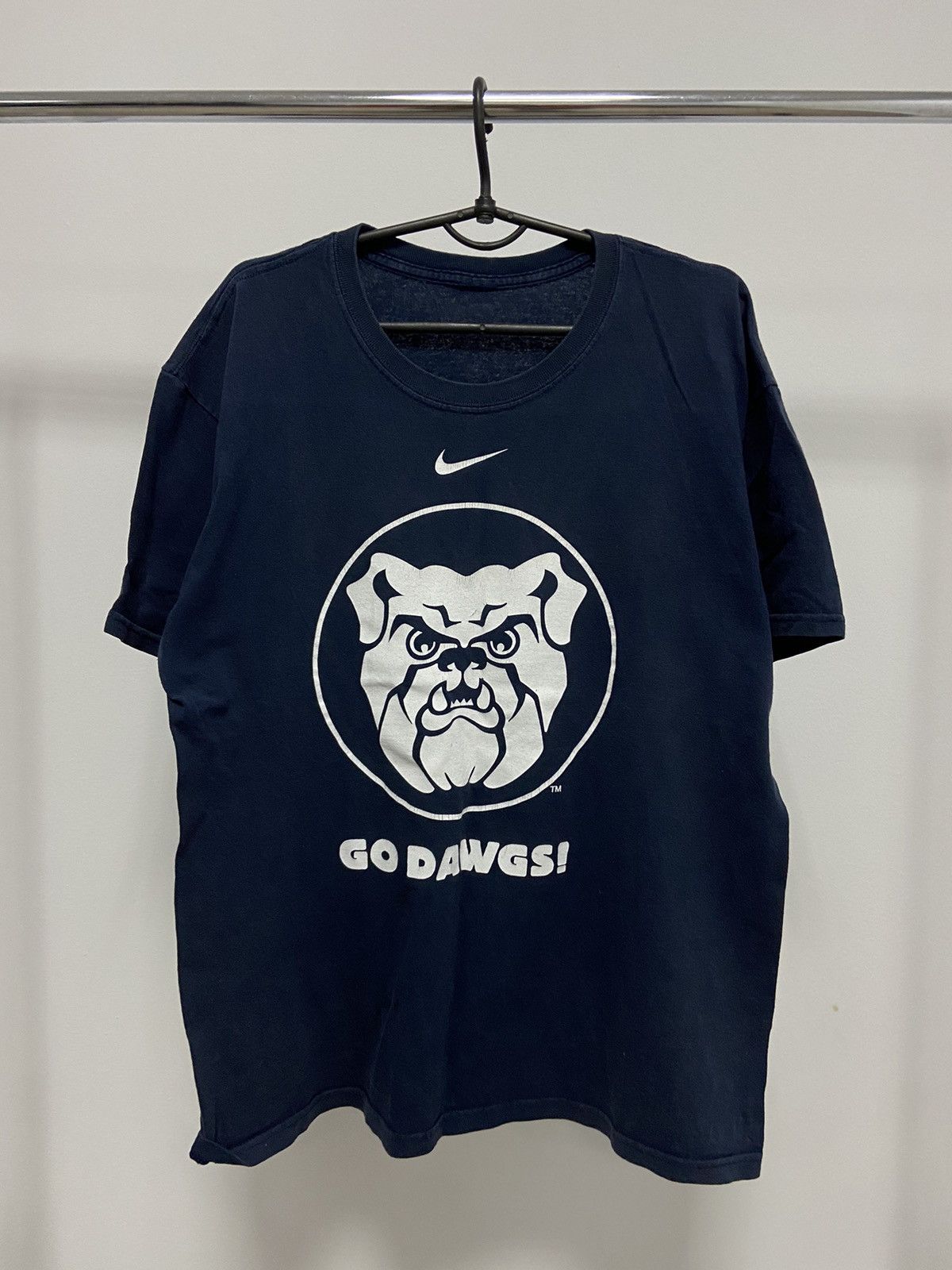 Nike × Vintage Nike Vintage Big Print T Shirt Go Dawgs! Y2K Logo Size US L / EU 52-54 / 3 - 1 Thumbnail