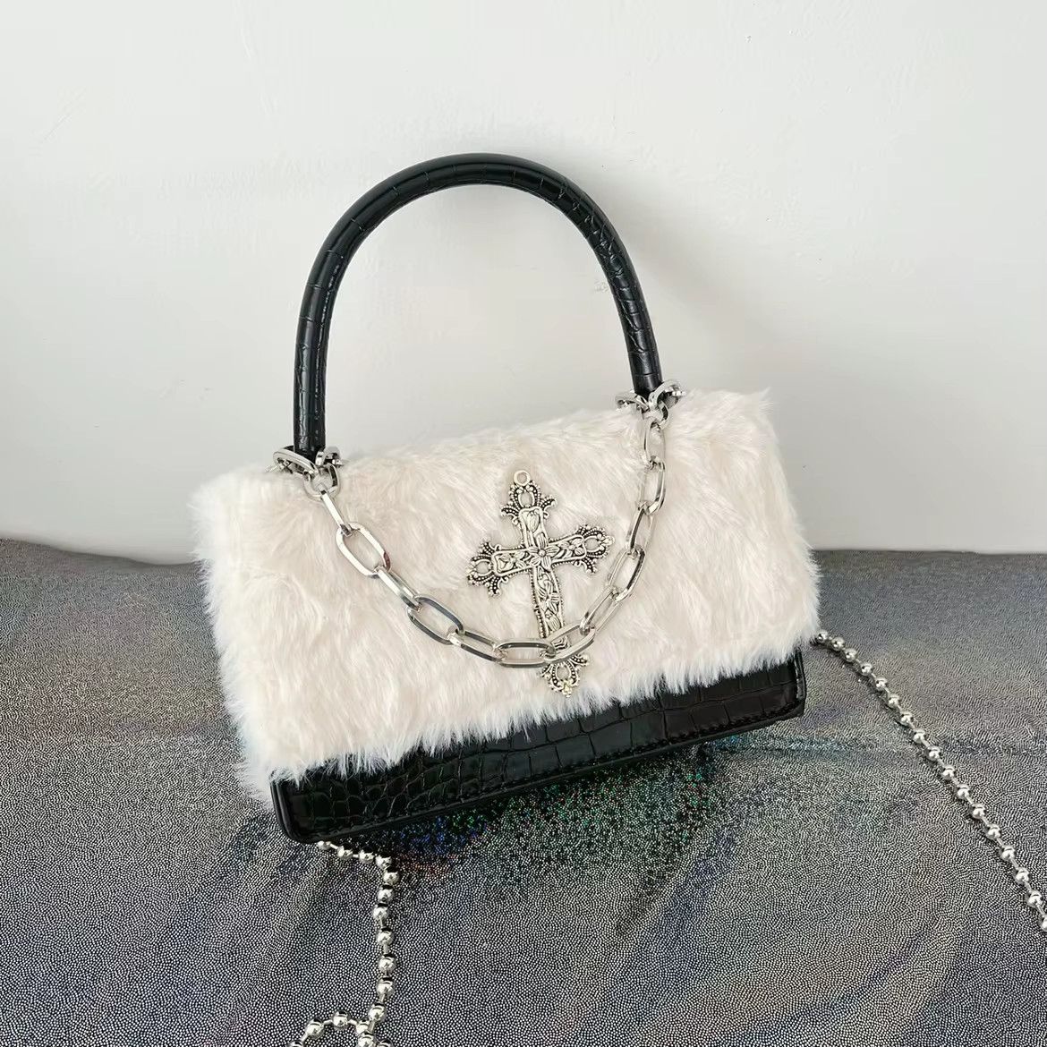 Other Black and White Y2k Gothic Handbag Size ONE SIZE - 5 Thumbnail