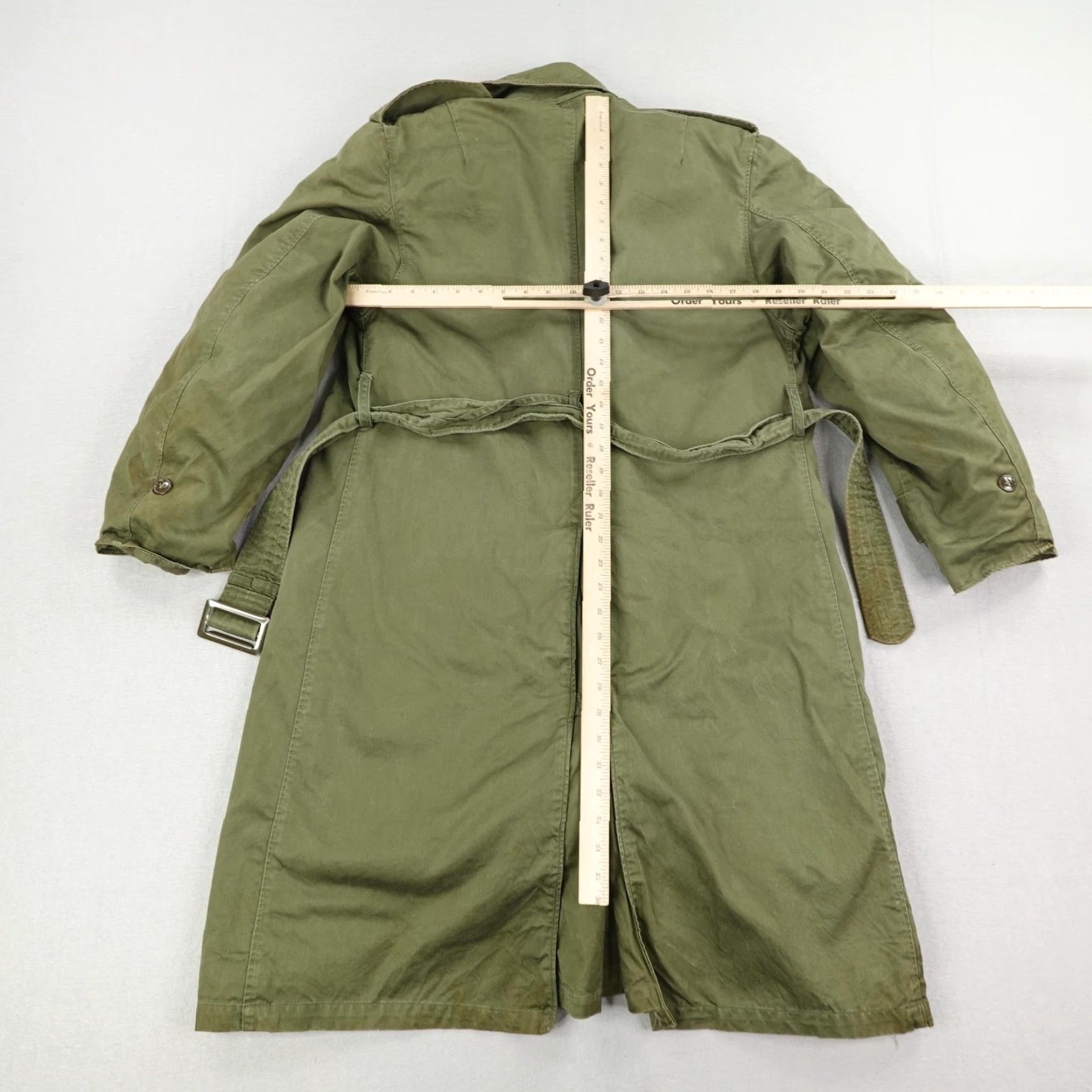 Vintage VINTAGE US Army Overcoat Jacket Medium Cotton Wool Liner 1950s Korean War Men Size US M / EU 48-50 / 2 - 6 Thumbnail