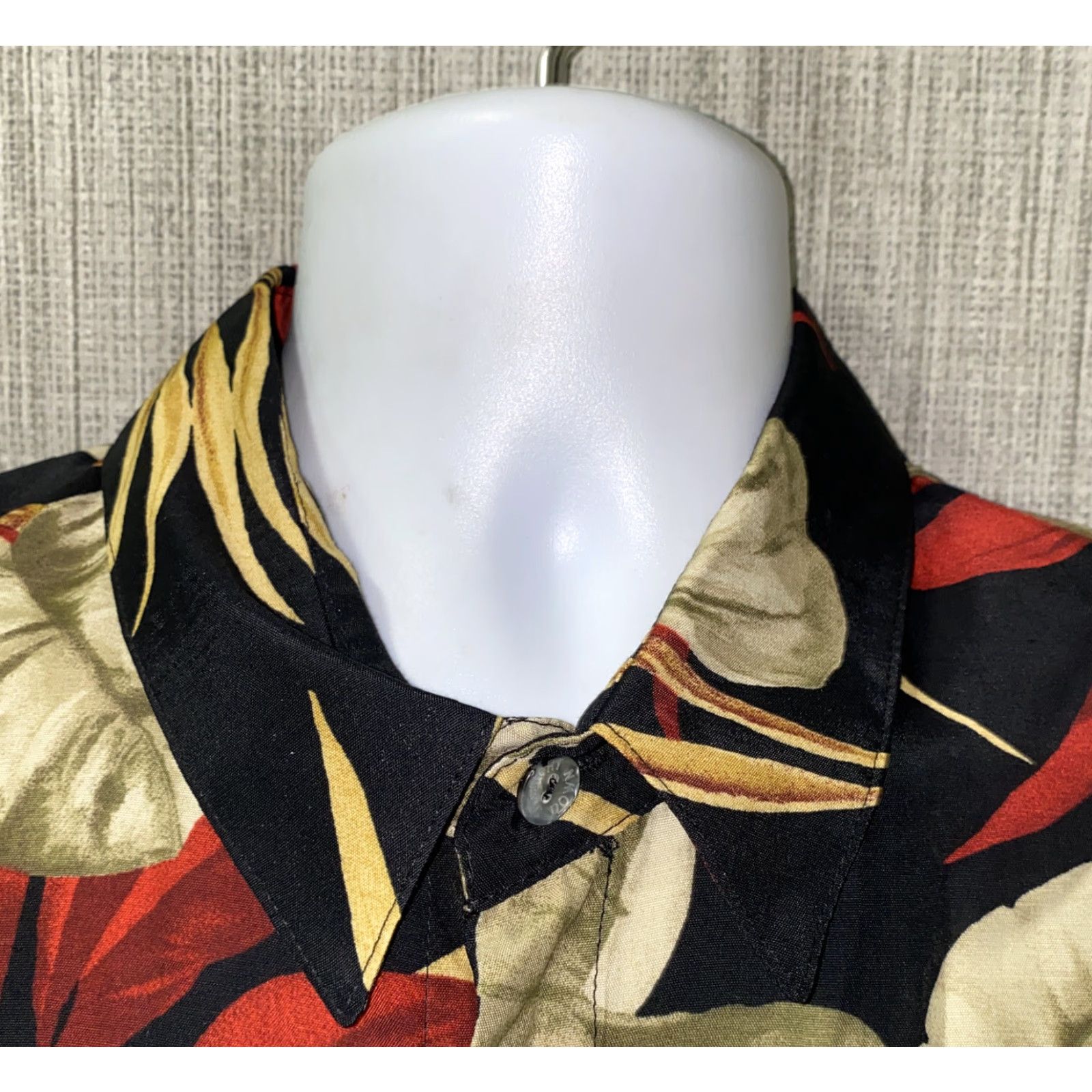 ALOHAS Straight Down Mens Multi Color USA Made Aloha Hawaiian Shirt Size L Size US L / EU 52-54 / 3 - 3 Thumbnail