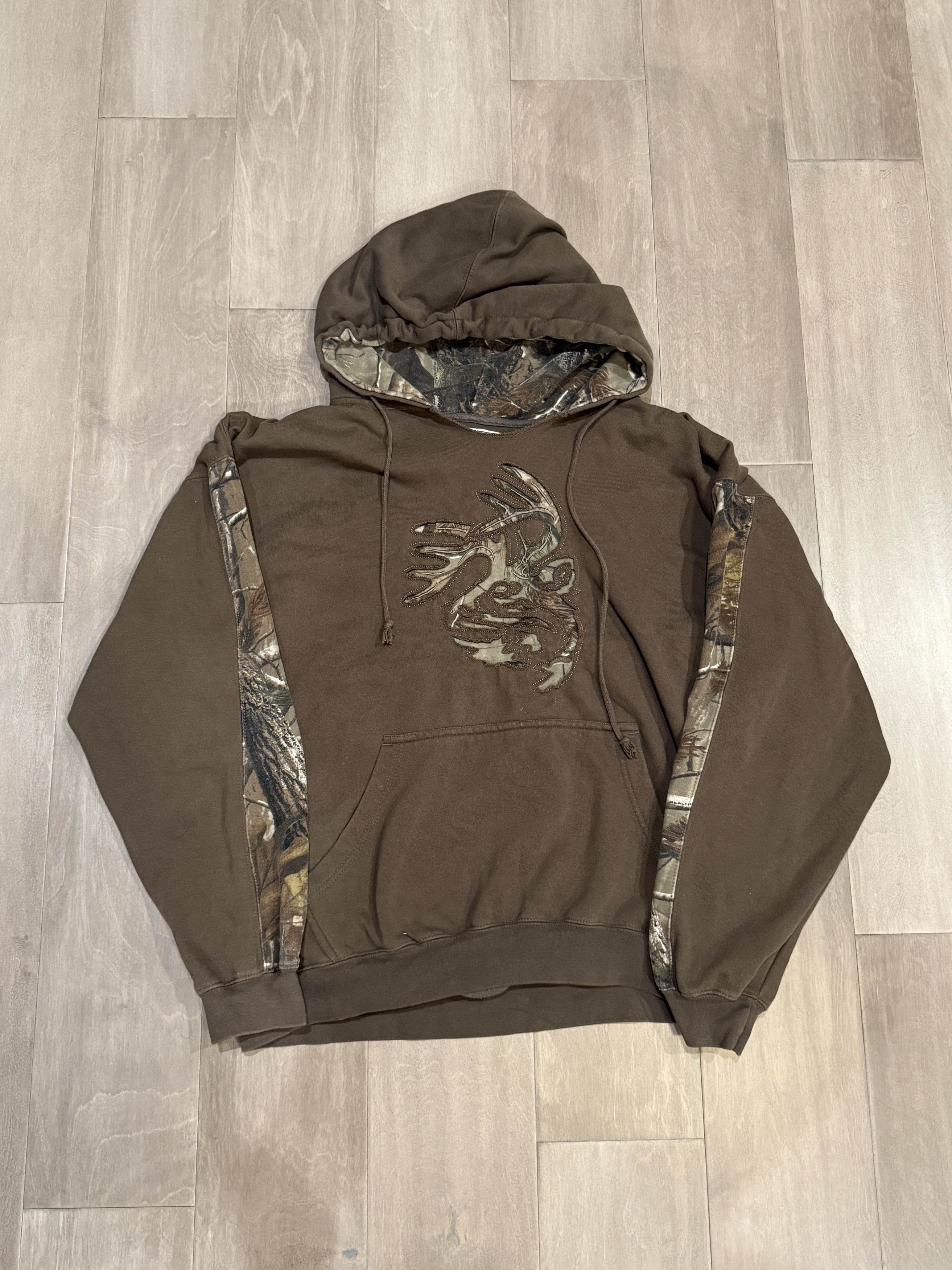 Vintage Legendary Whitetails Graphic Camo Hoodie Brown Size US XXL / EU 58 / 5 - 1 Thumbnail