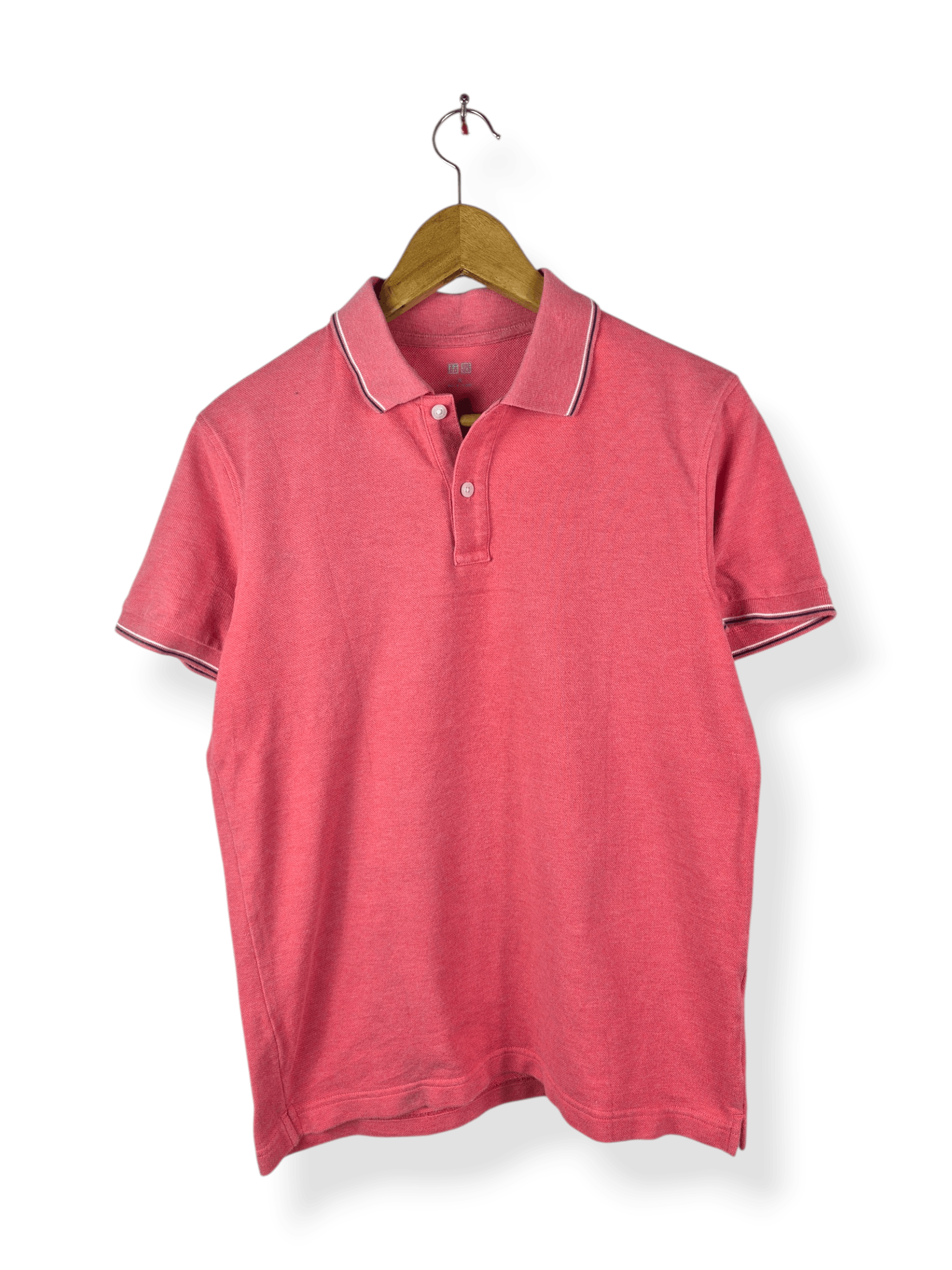Japanese Brand 🔥 Uniqlo Twin Tipped Polo Tee Casual Collar Size US M / EU 48-50 / 2 - 1 Thumbnail
