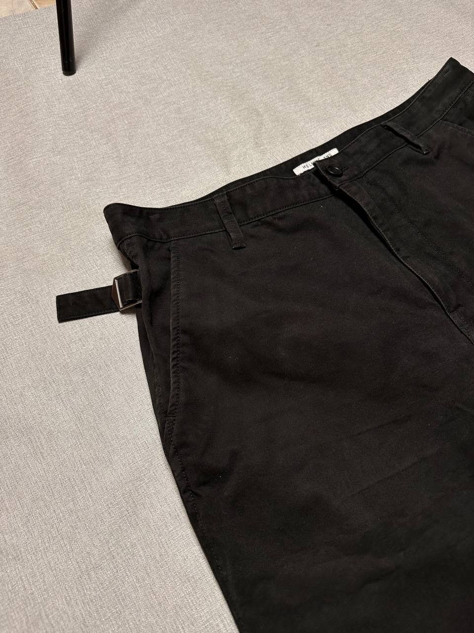Helmut Lang Helmut Lang Black Side Adjuster Trousers Raw Hem Pants Size US 34 / EU 50 - 25 Thumbnail