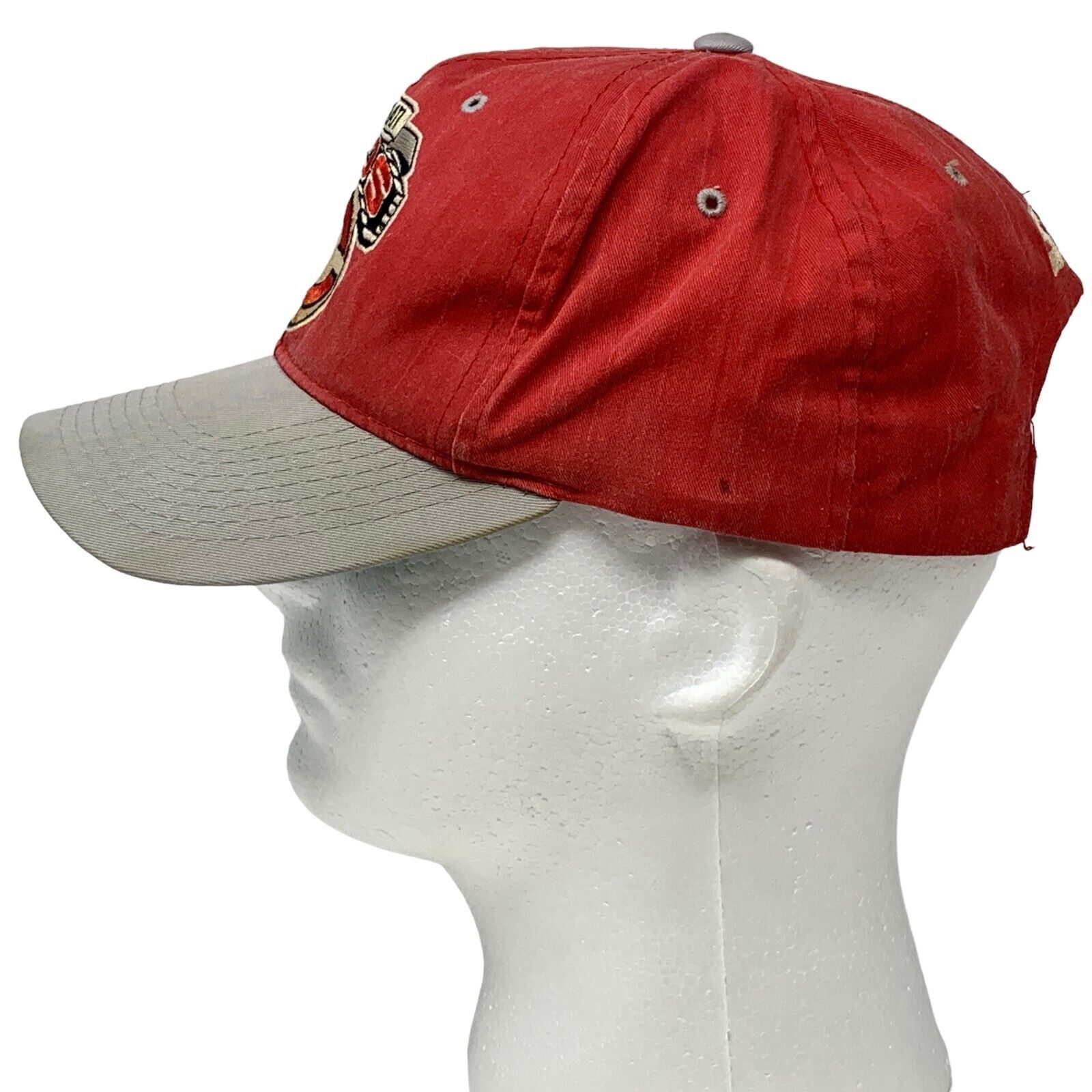 Starter Vintage 90s Cincinnati Reds Hat Baseball Cap Starter MLB Red Size ONE SIZE - 9 Thumbnail