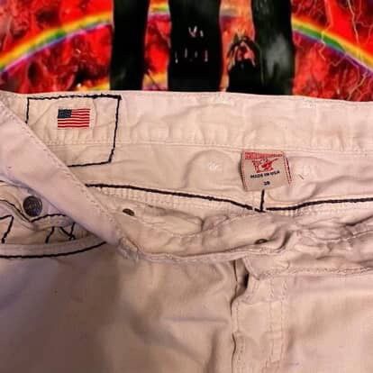 True Religion White with black stitching true religion jeans Size US 38 / EU 54 - 3 Thumbnail