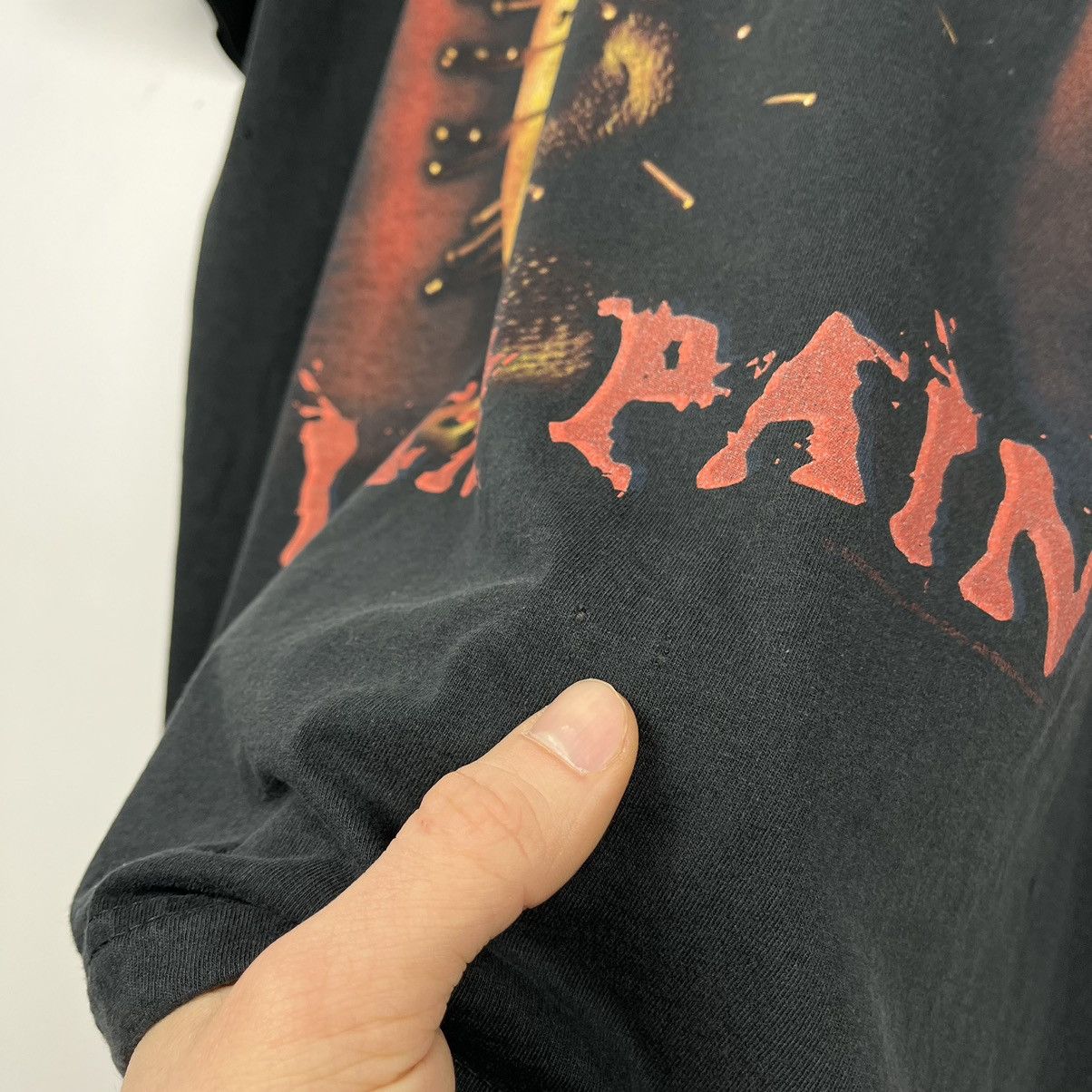 Expert Horror Vintage Hellraiser “I am Pain” Horror movie T Shirt 2002 Size US L / EU 52-54 / 3 - 12 Thumbnail
