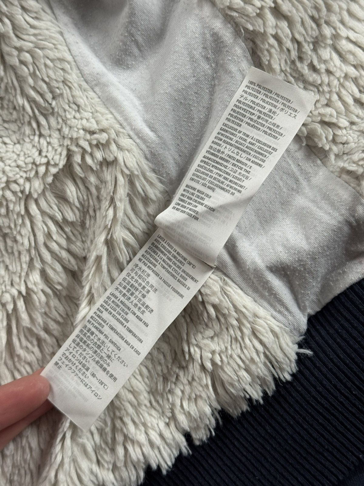 Abercrombie & Fitch Abercrombie & Fitch M/size lined sherpa hoodie fur LGB Y2K Size M / US 6-8 / IT 42-44 - 8 Thumbnail