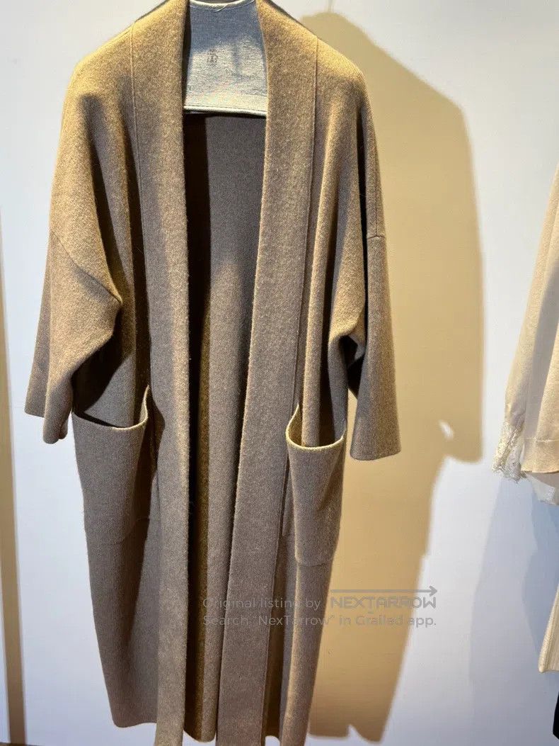 The Row The Row Cashmere and wool overcoat Size L / US 10 / IT 46 - 1 Thumbnail