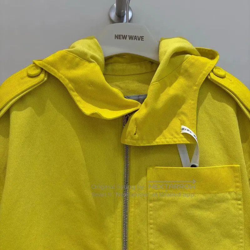 Dior Dior Yellow Cotton Logo Long Sleeve Jacket . Size US M / EU 48-50 / 2 - 2 Thumbnail