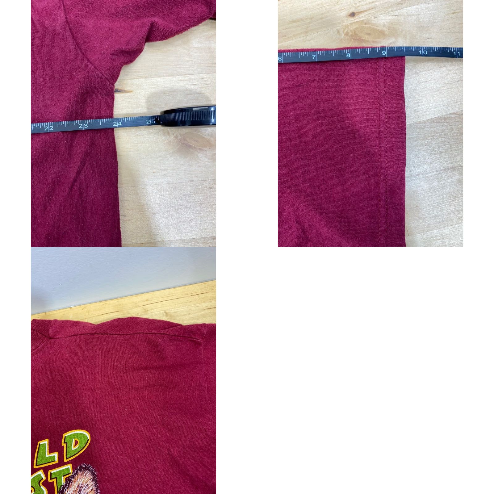 Fruit Of The Loom VINTAGE Fruit of the Loom Mens T-shirt 2XL Burgundy Red Cotton Short Sleeve 1951 Mens Size US XXL / EU 58 / 5 - 8 Thumbnail