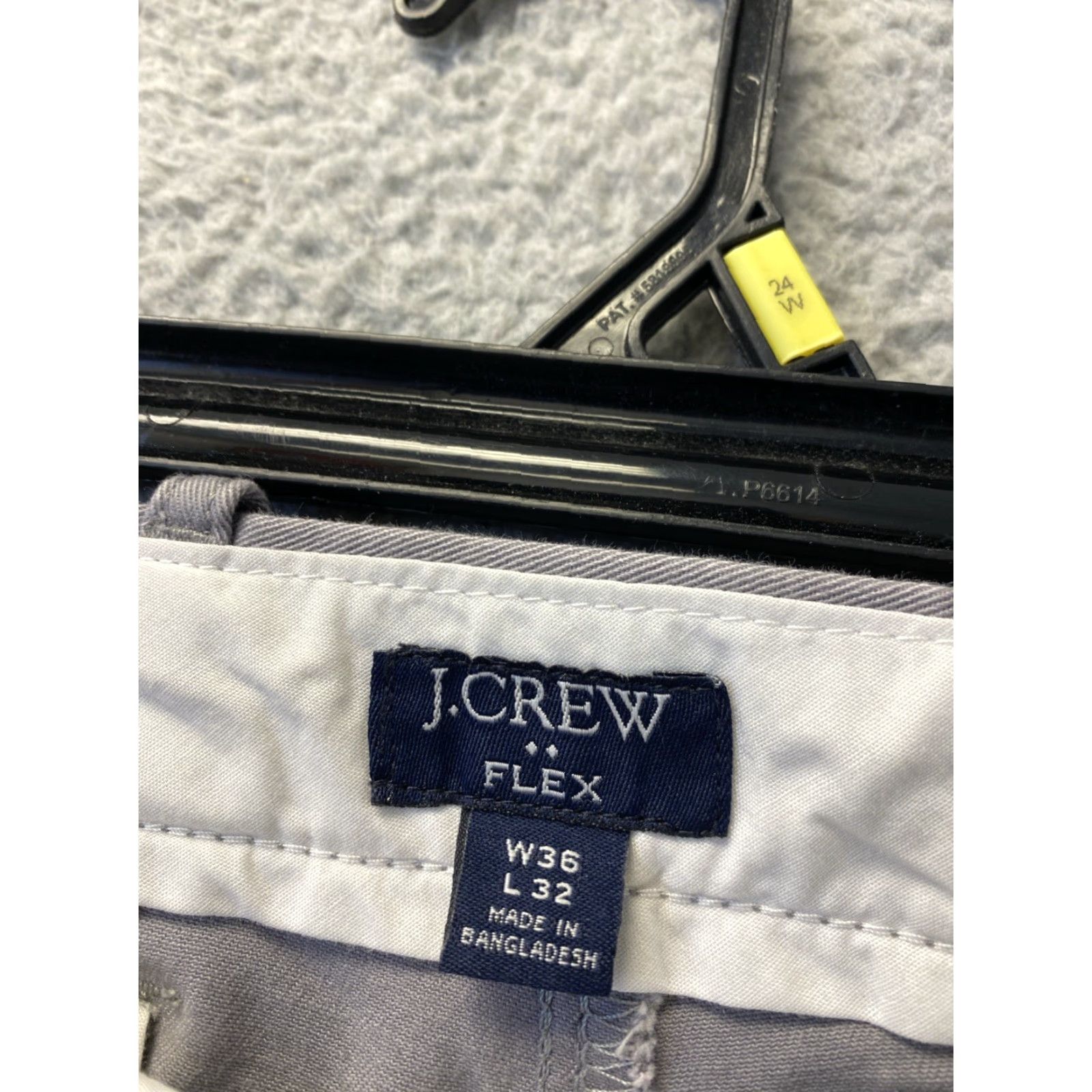 J.Crew J. Crew Men's Slim Fit Chino Pants 36x32 Gray Cotton Mid-Rise Khakis 5-Pocket Size US 36 / EU 52 - 3 Thumbnail